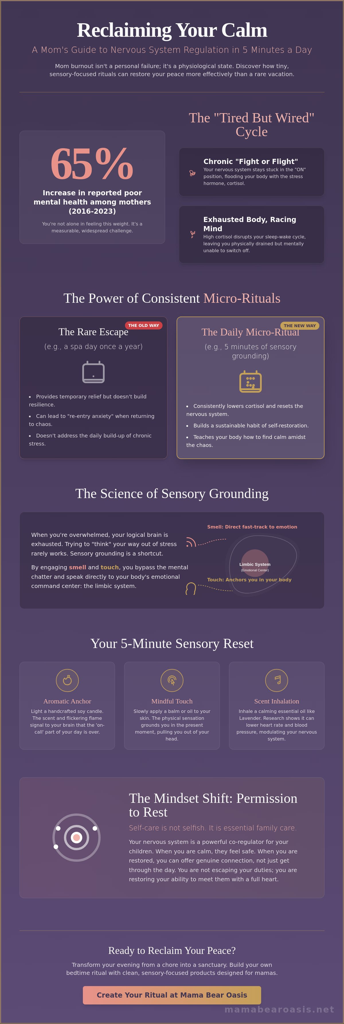 Stress reducing activities for moms
