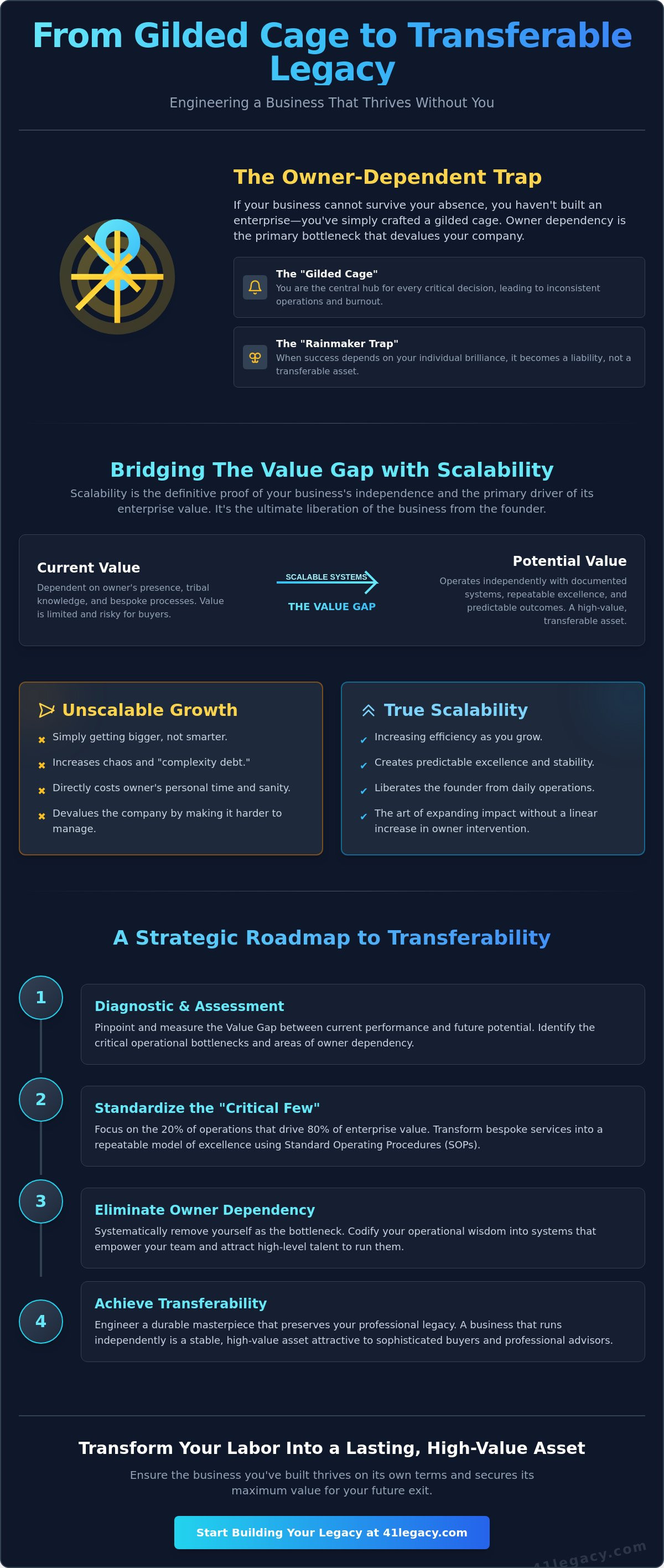 Improving business processes for scalability