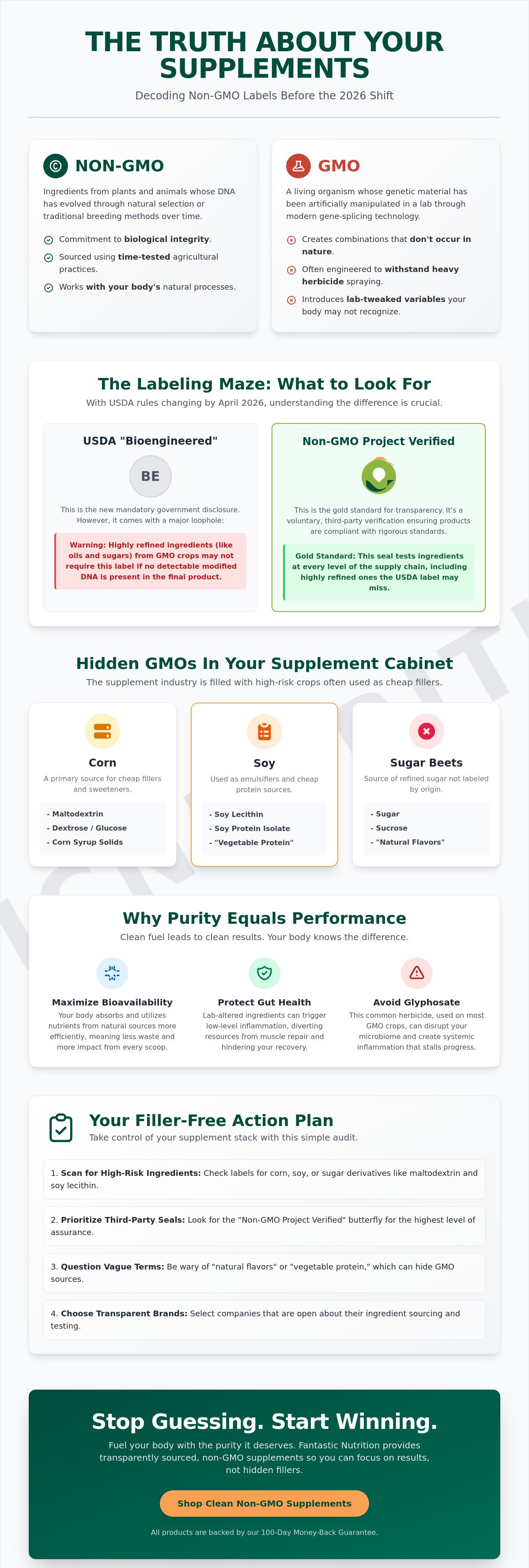 What does non-gmo supplement mean