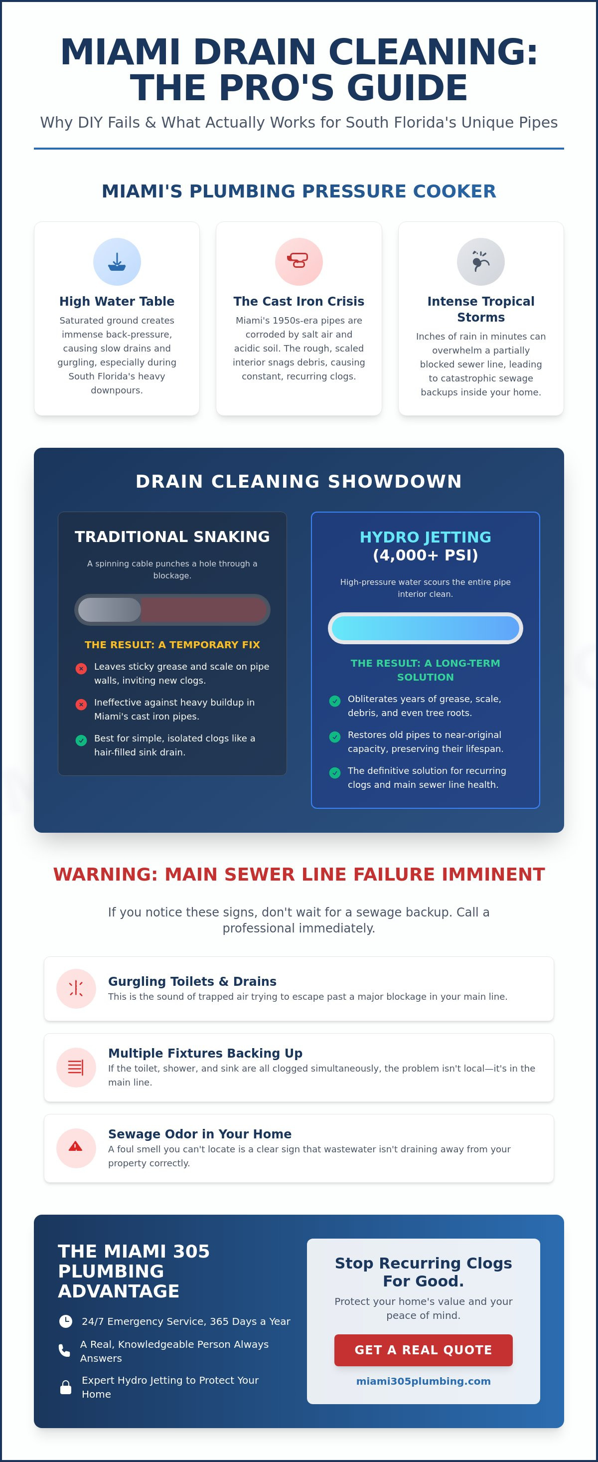 Miami drain cleaning