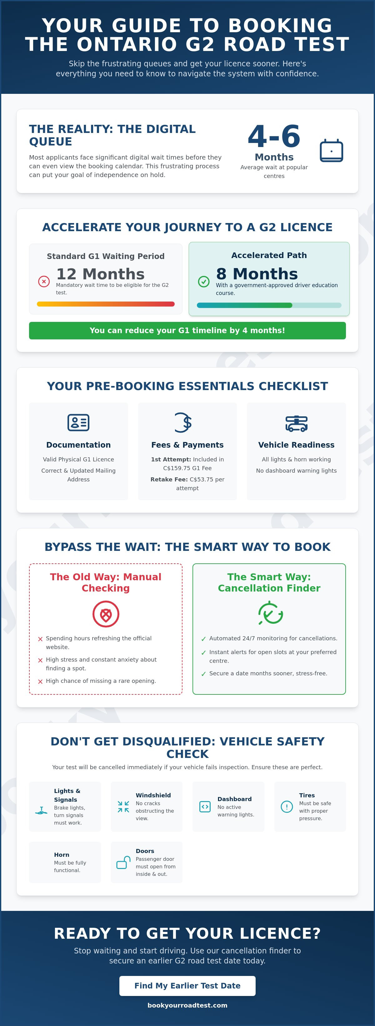 Book g2 road test ontario