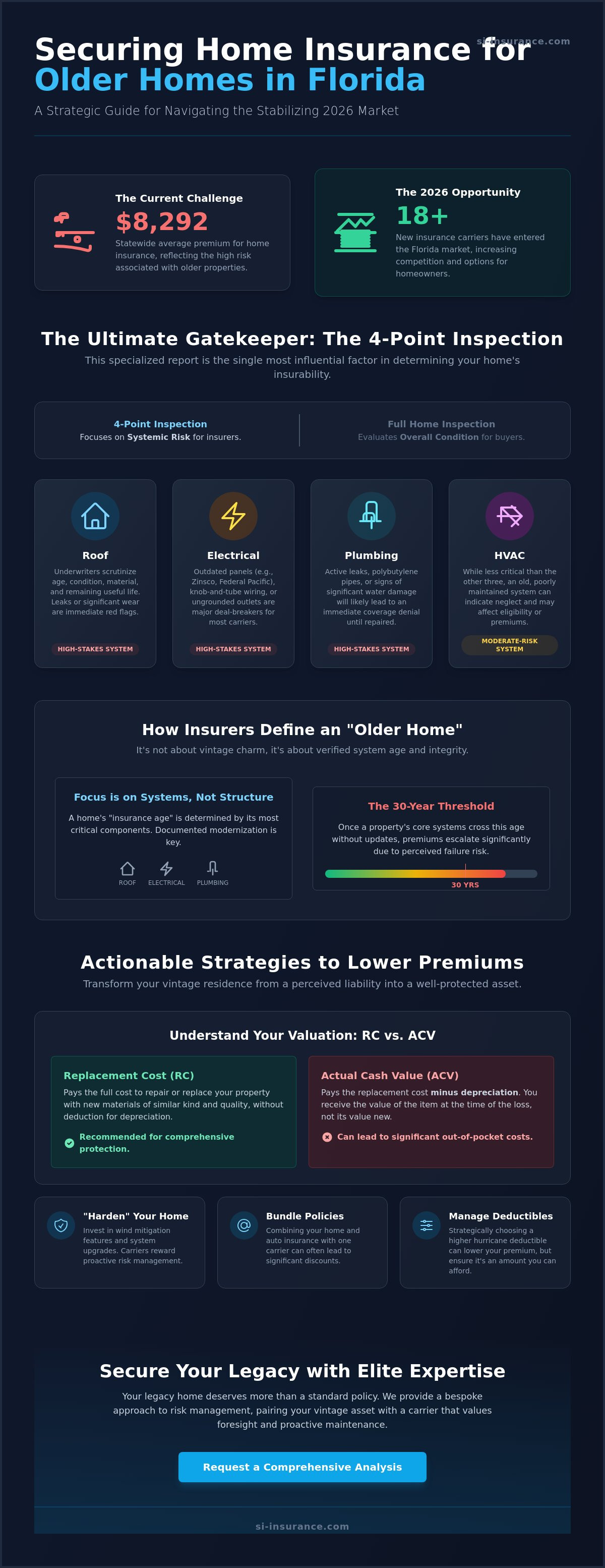 Home insurance for older homes in Florida