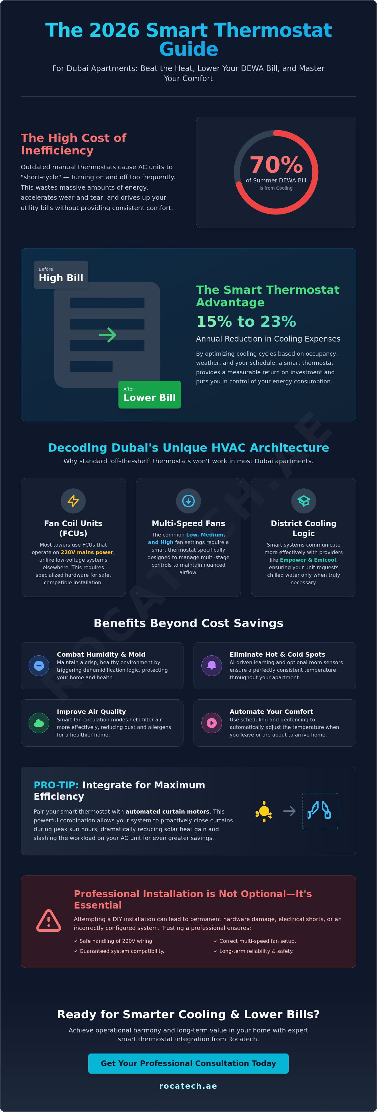 Best smart thermostat for dubai apartment