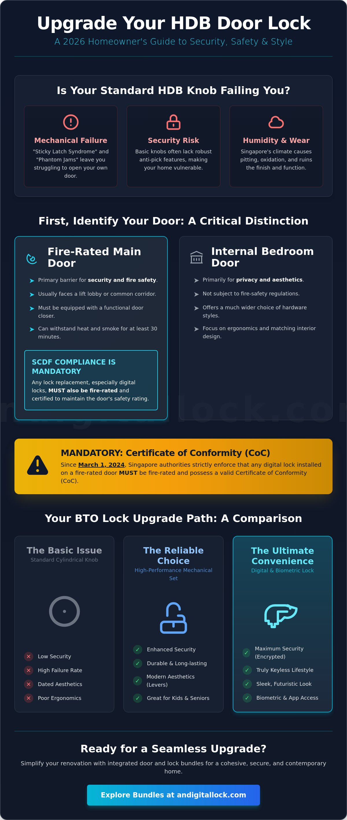 Replacing bto door knob