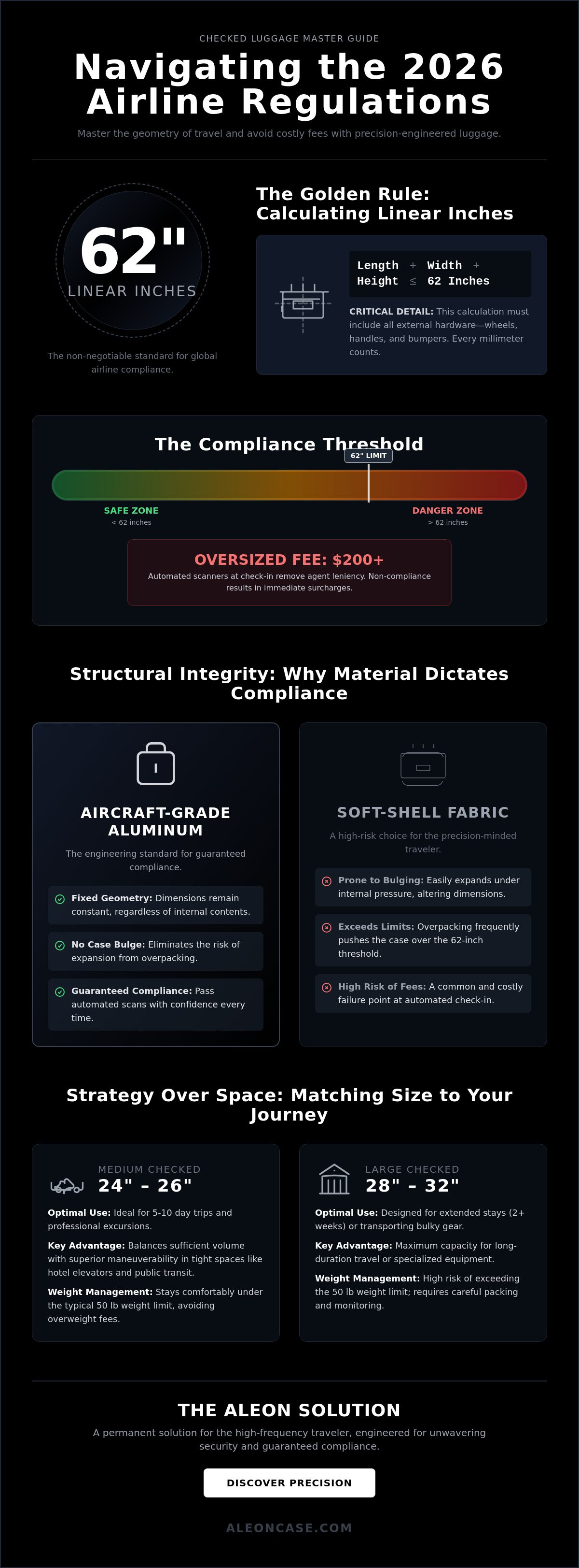 Choosing the right size checked luggage