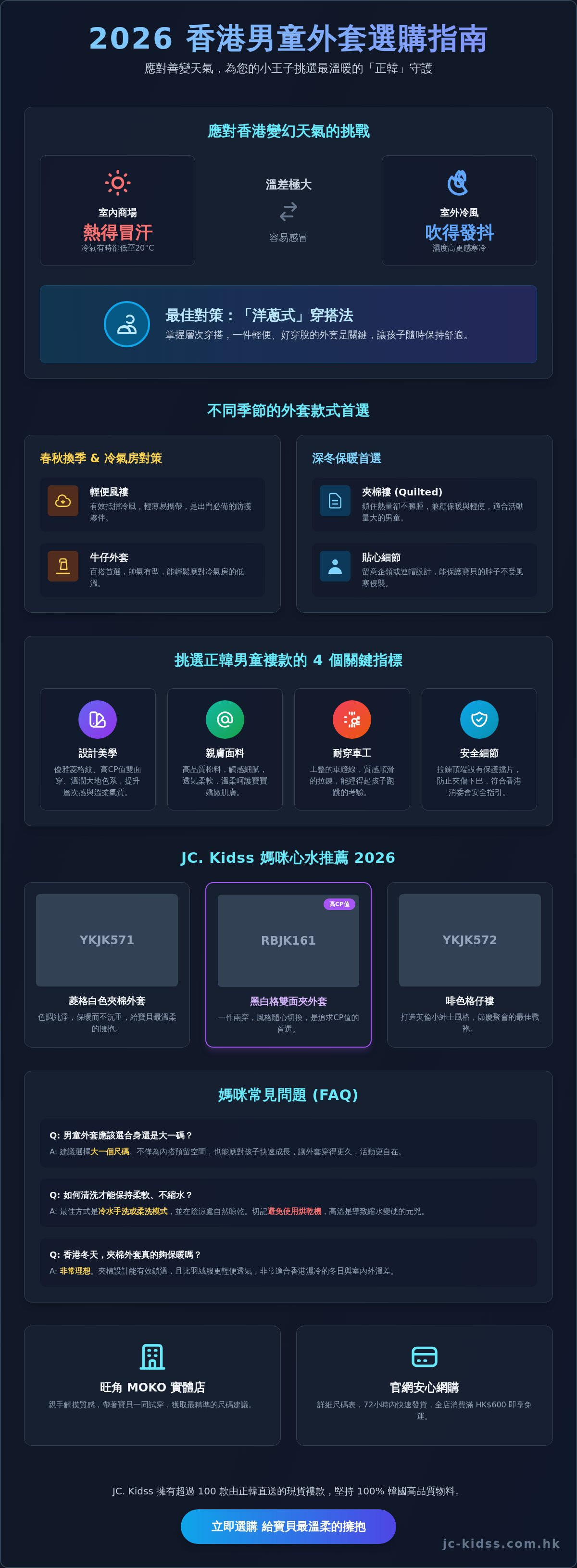 男童外套及褸款