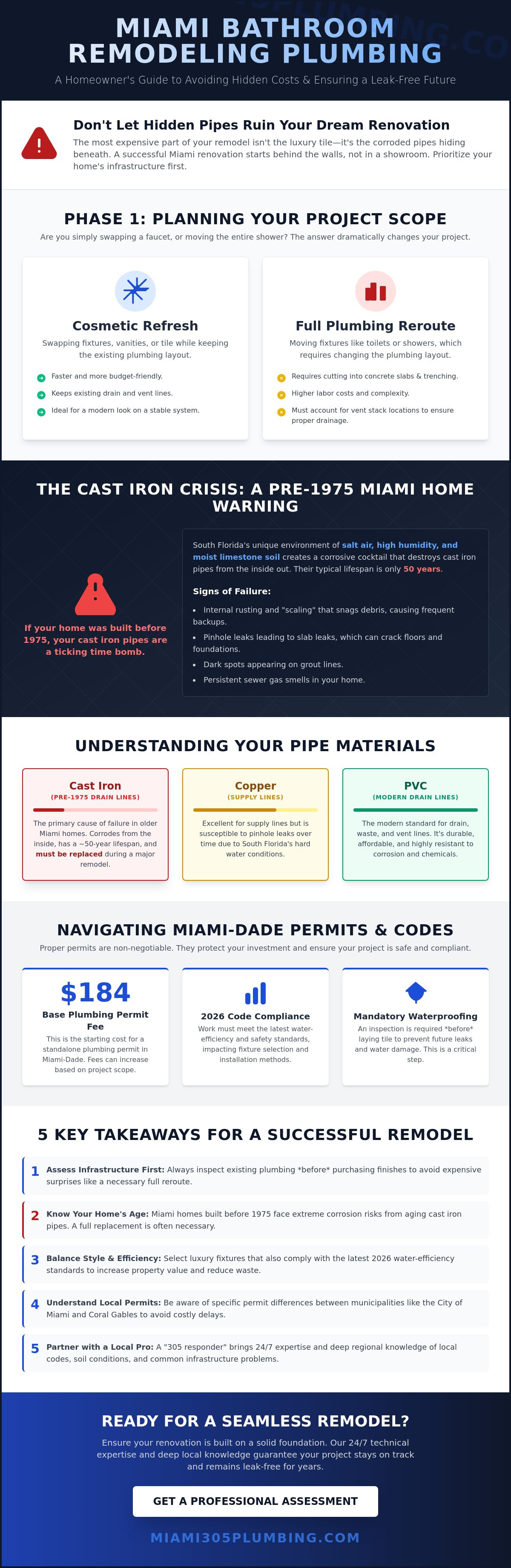 Bathroom remodeling plumbing miami