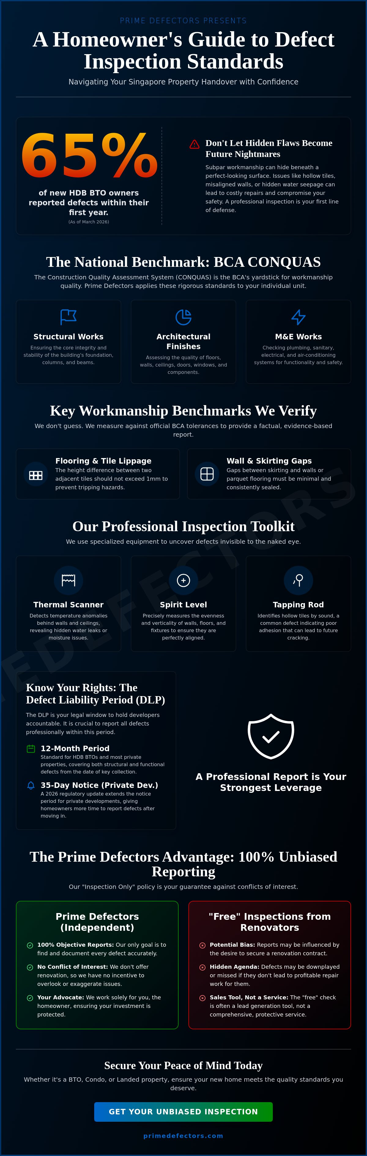 Singapore home inspection standards