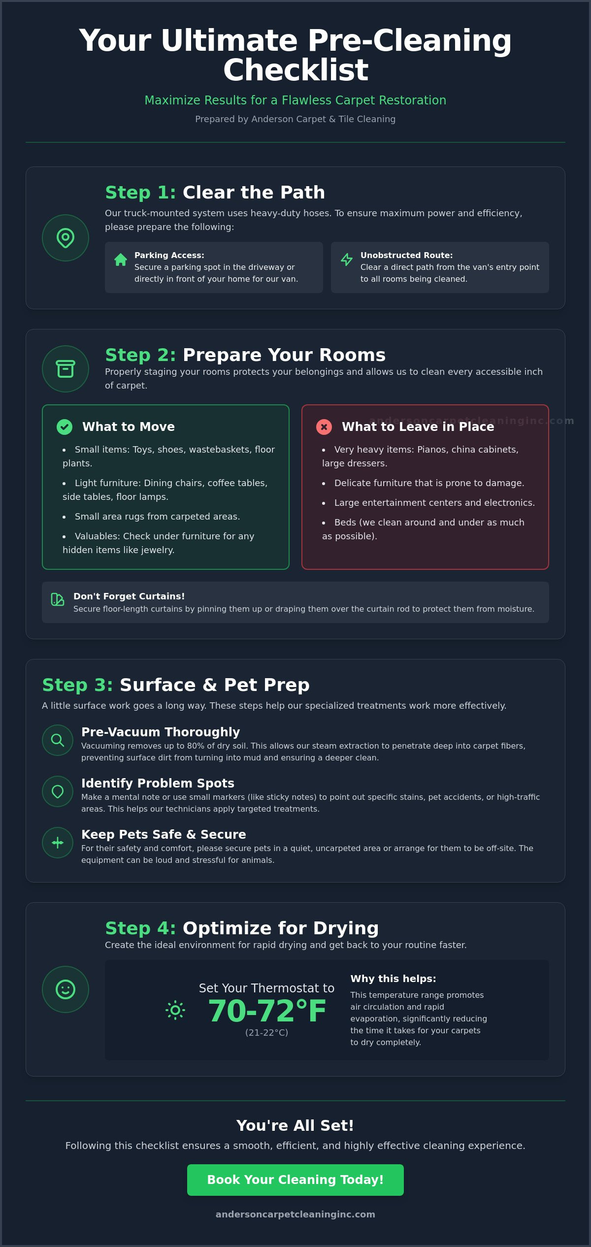 Carpet cleaning preparation