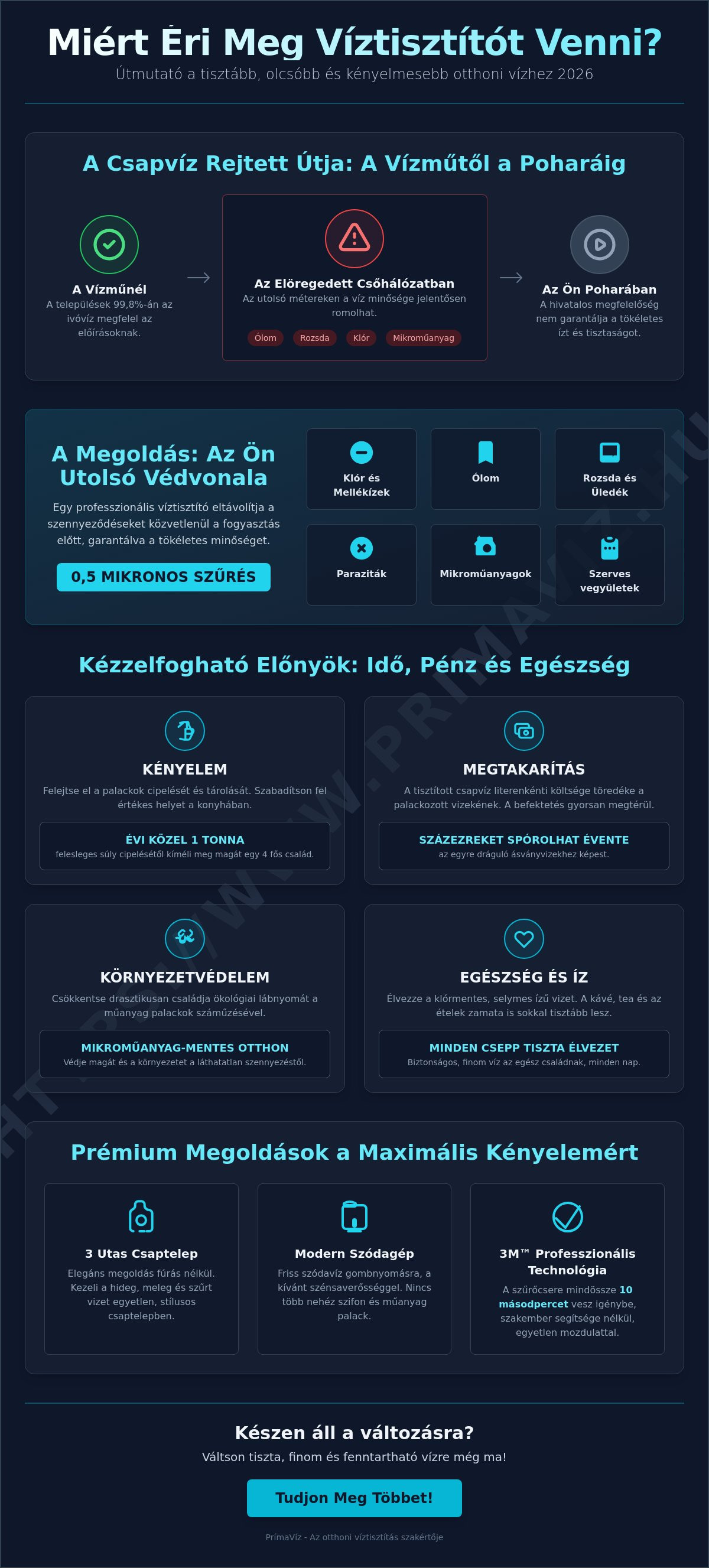 Miért éri meg víztisztítót venni