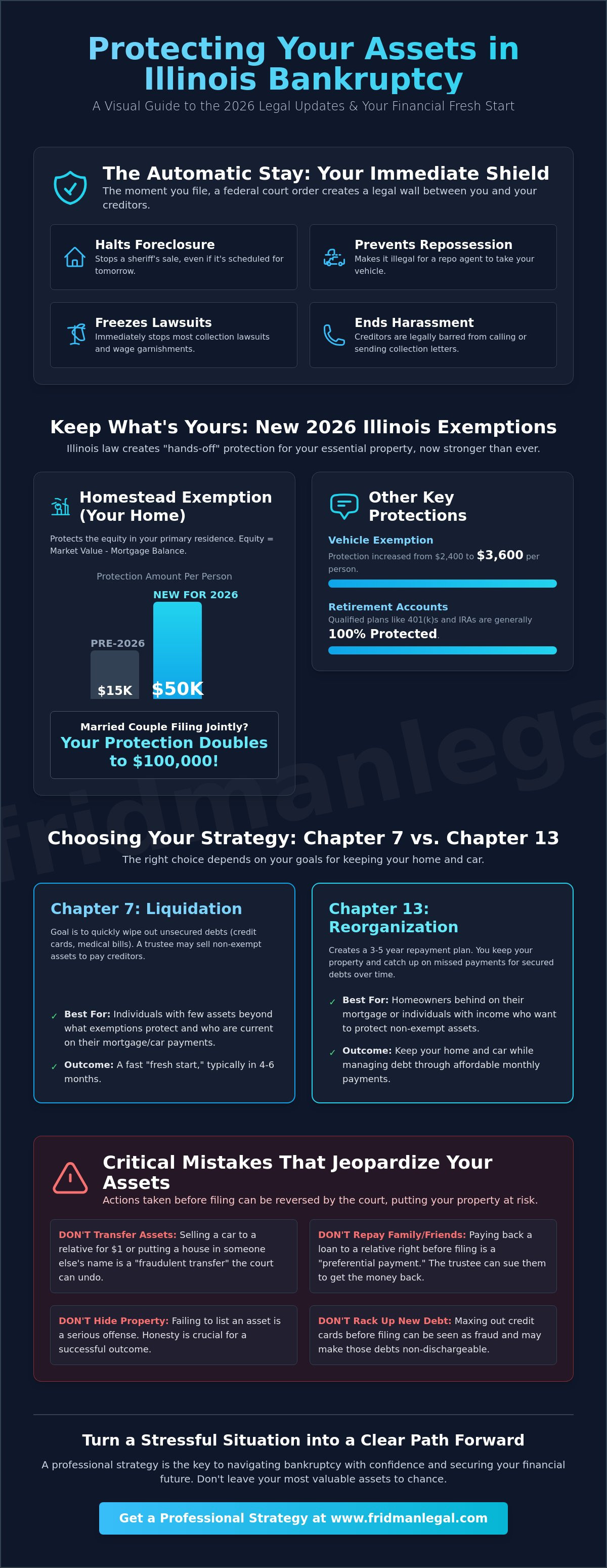 How to protect my assets during bankruptcy