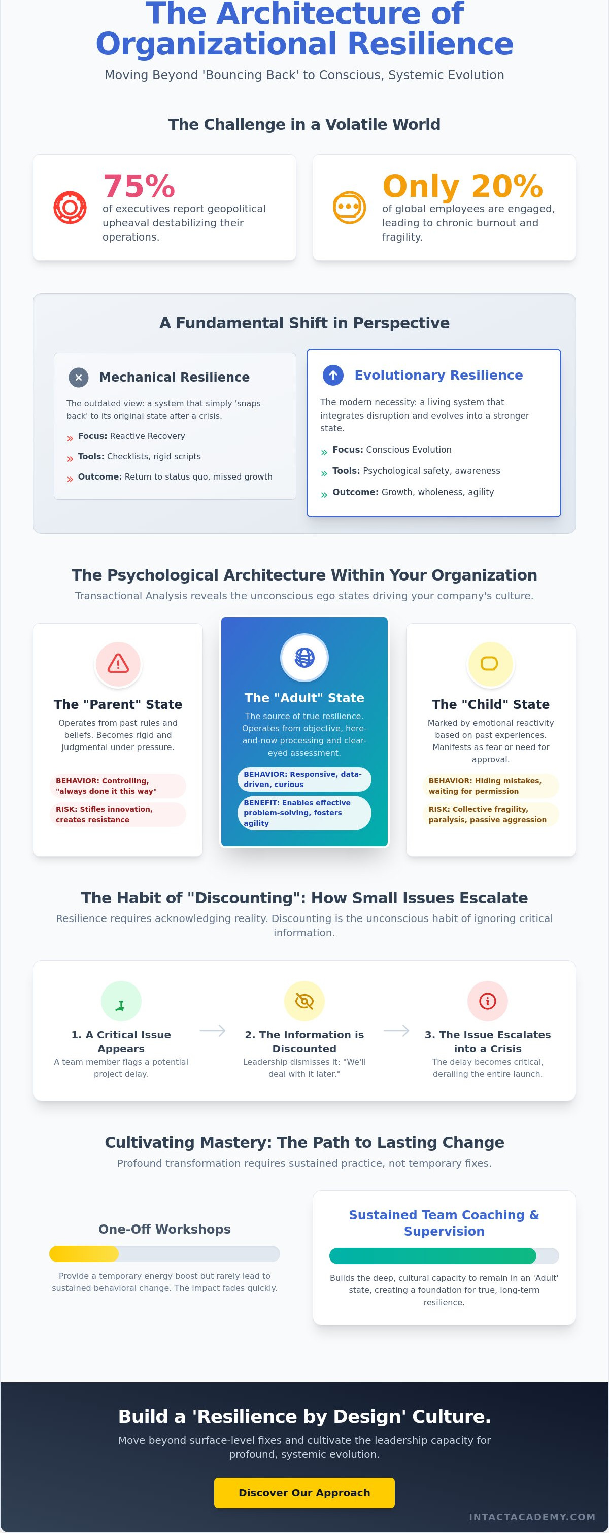 Developing organizational resilience