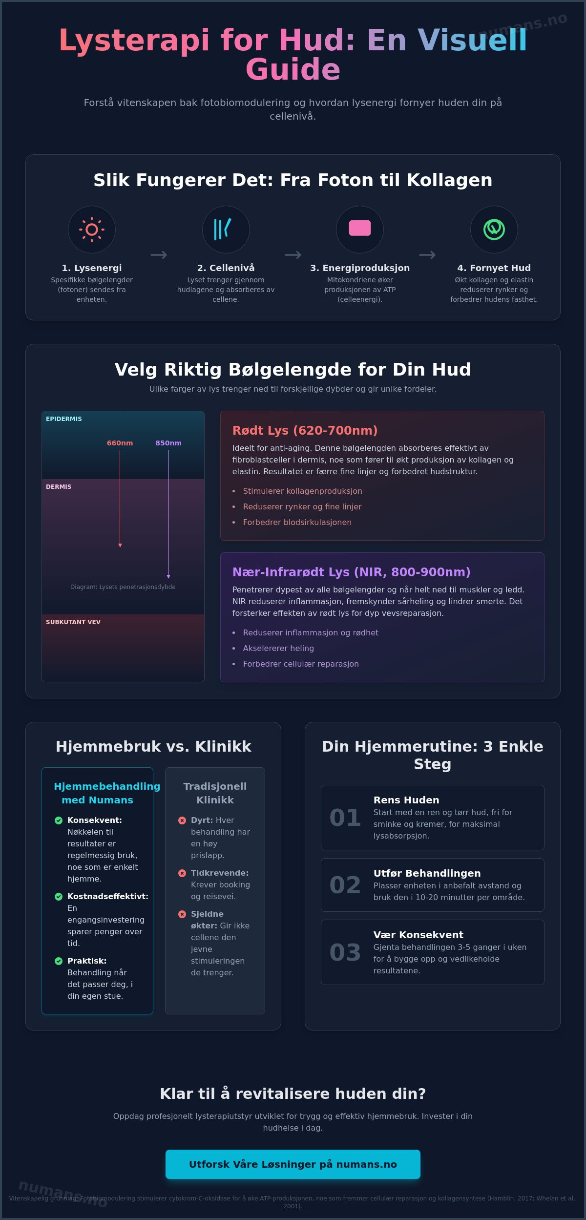 Lysterapi for hud