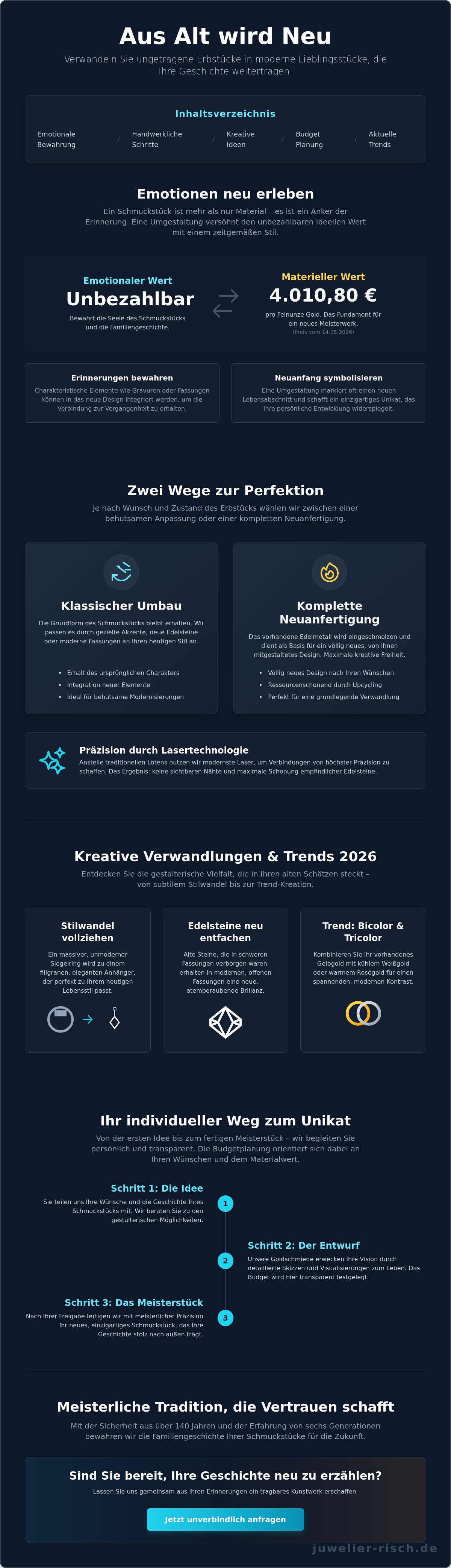 Schmuck umgestalten