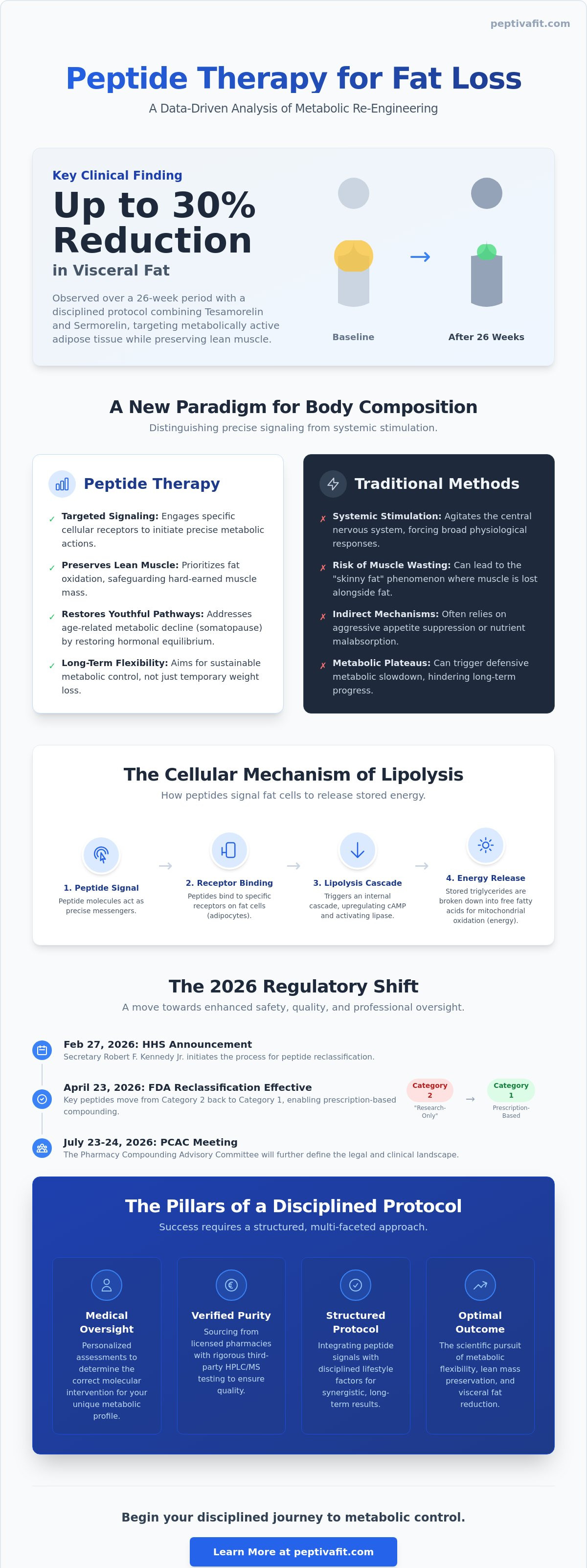 Peptide therapy for fat loss