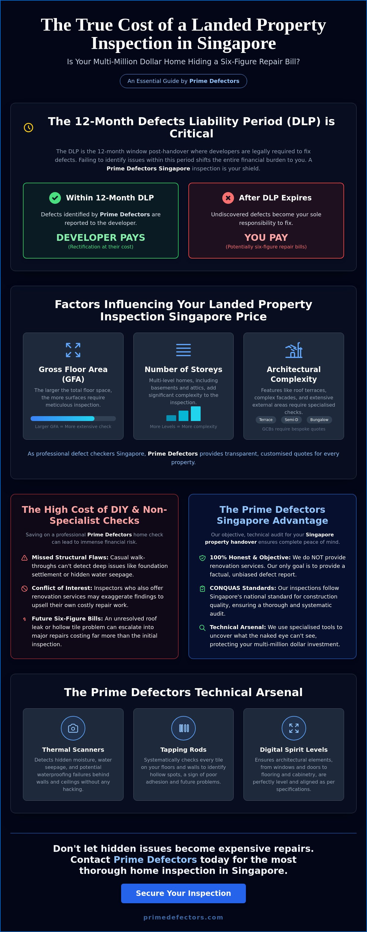 Landed property inspection Singapore price