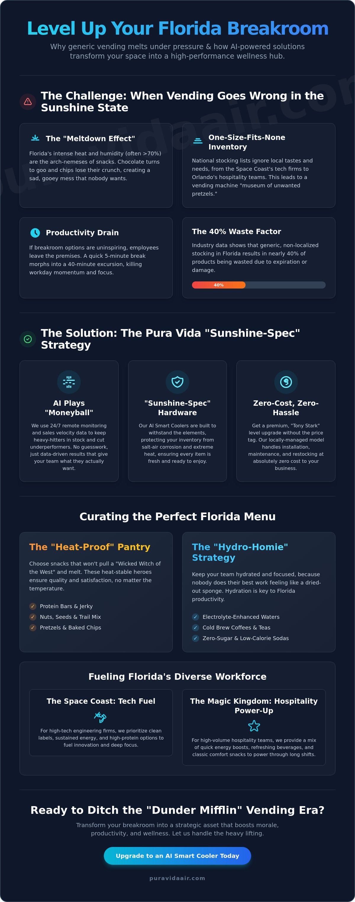 Vending product selection that matters in florida