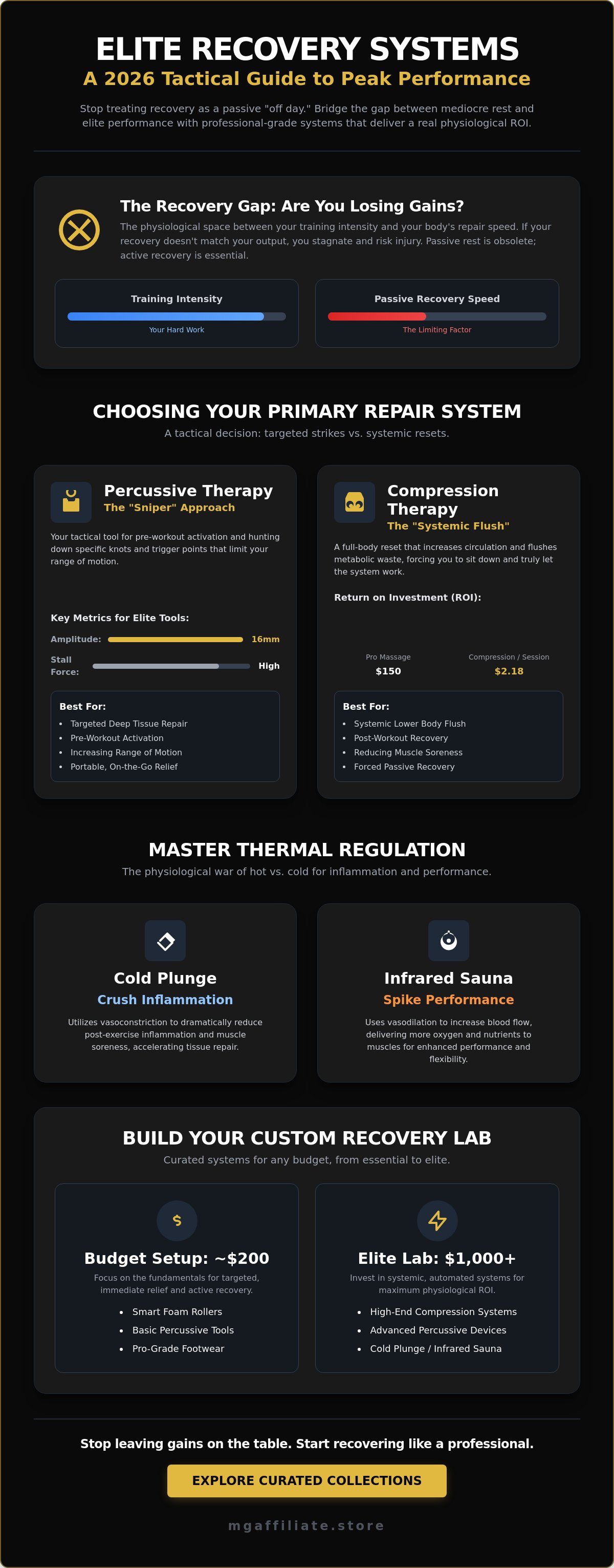 Recovery tools for athletes