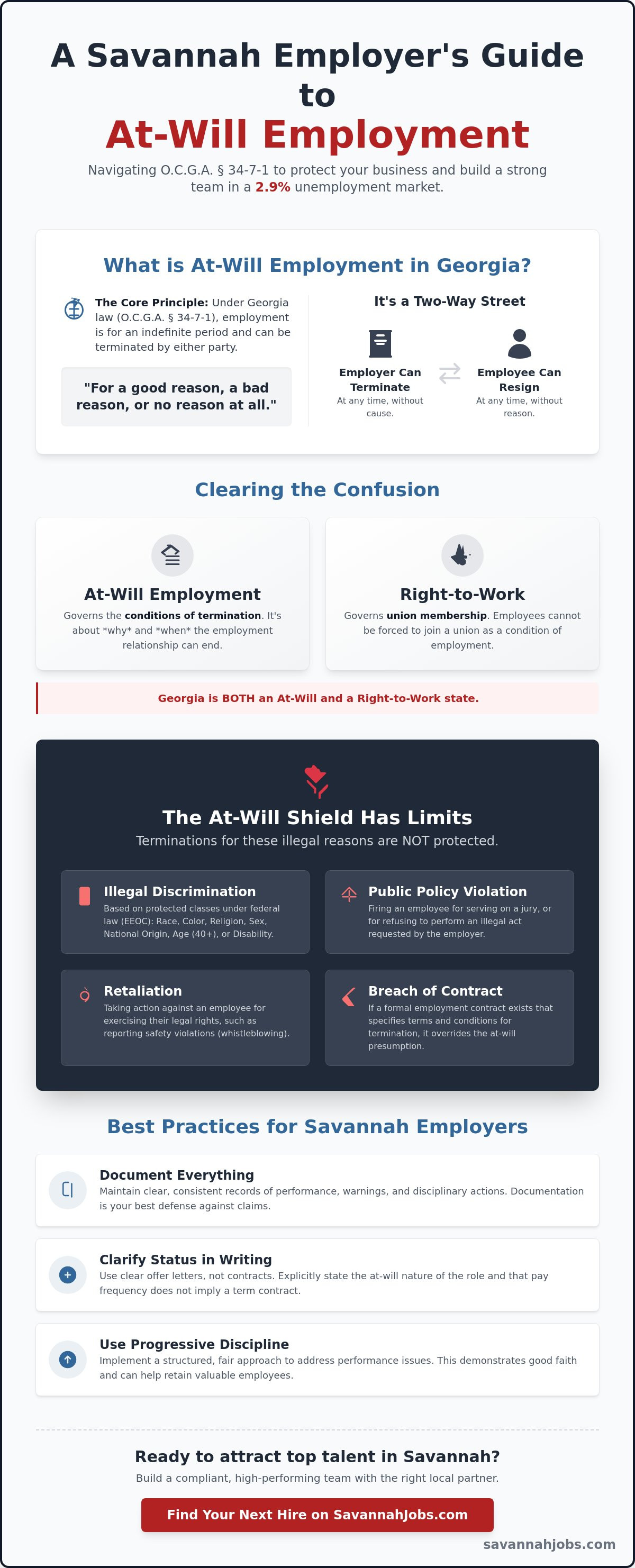 How to attract quality applicants Savannah GA