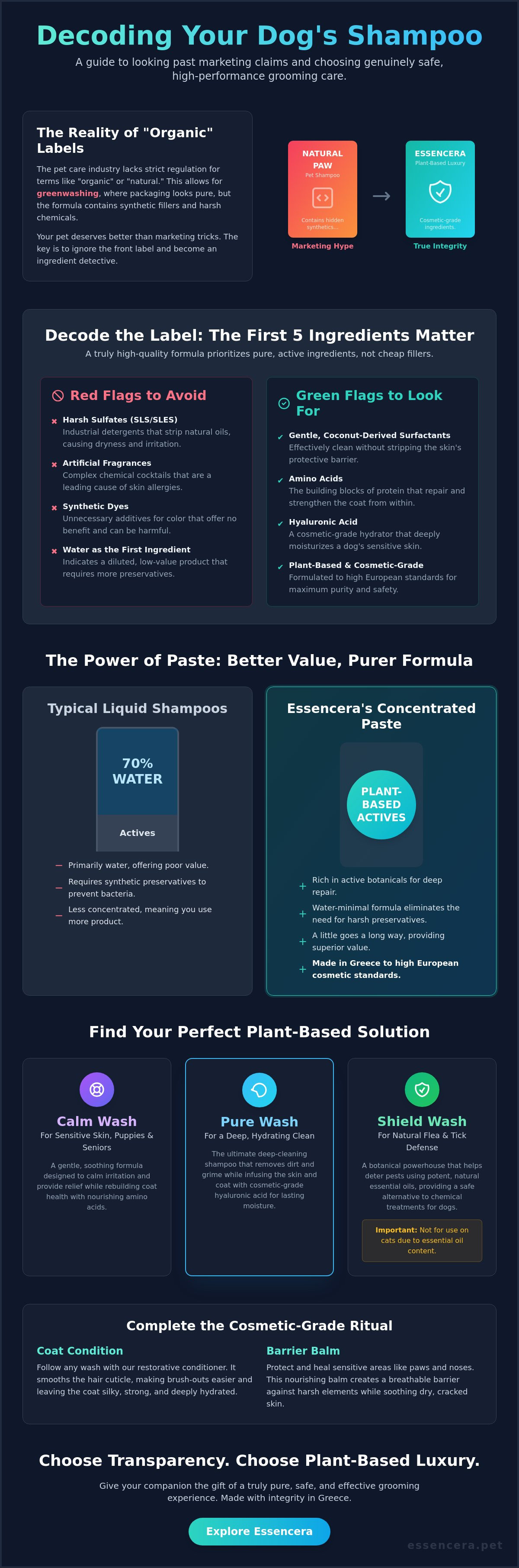 How to tell if a dog shampoo is truly organic