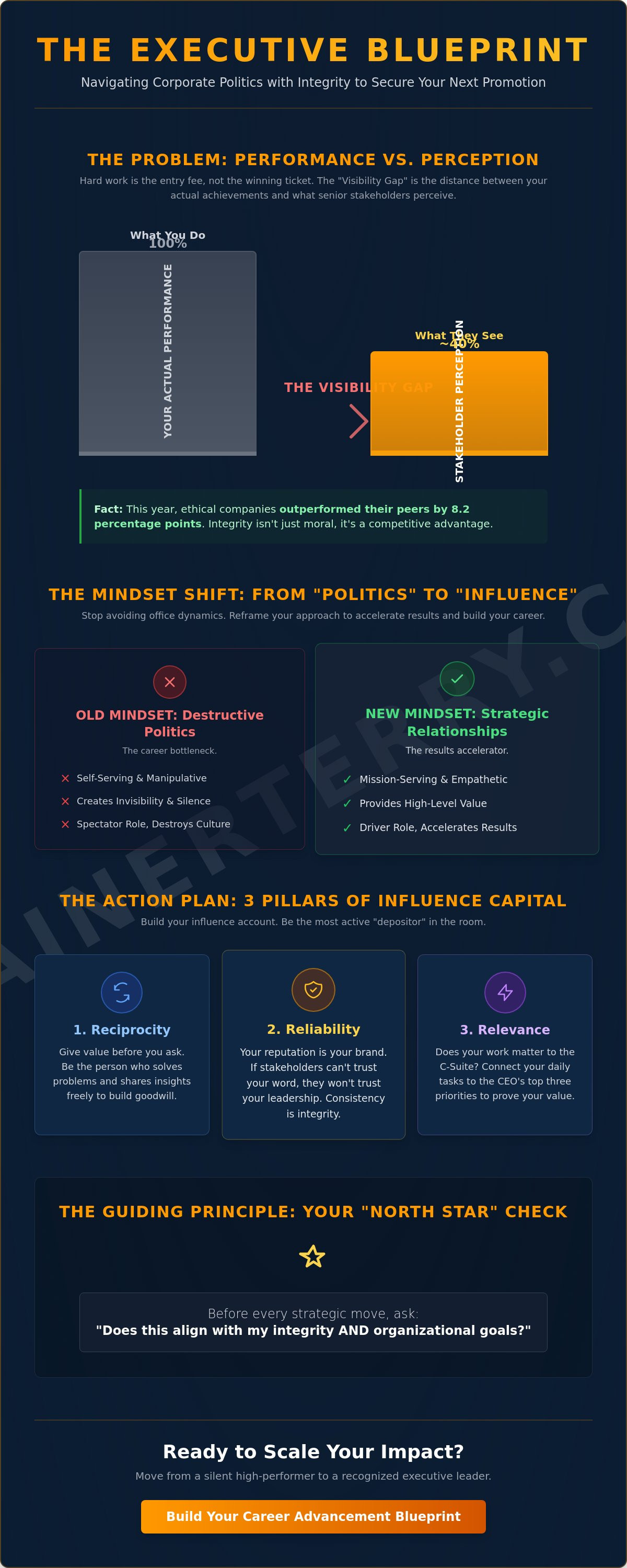 Navigating corporate politics without being unethical