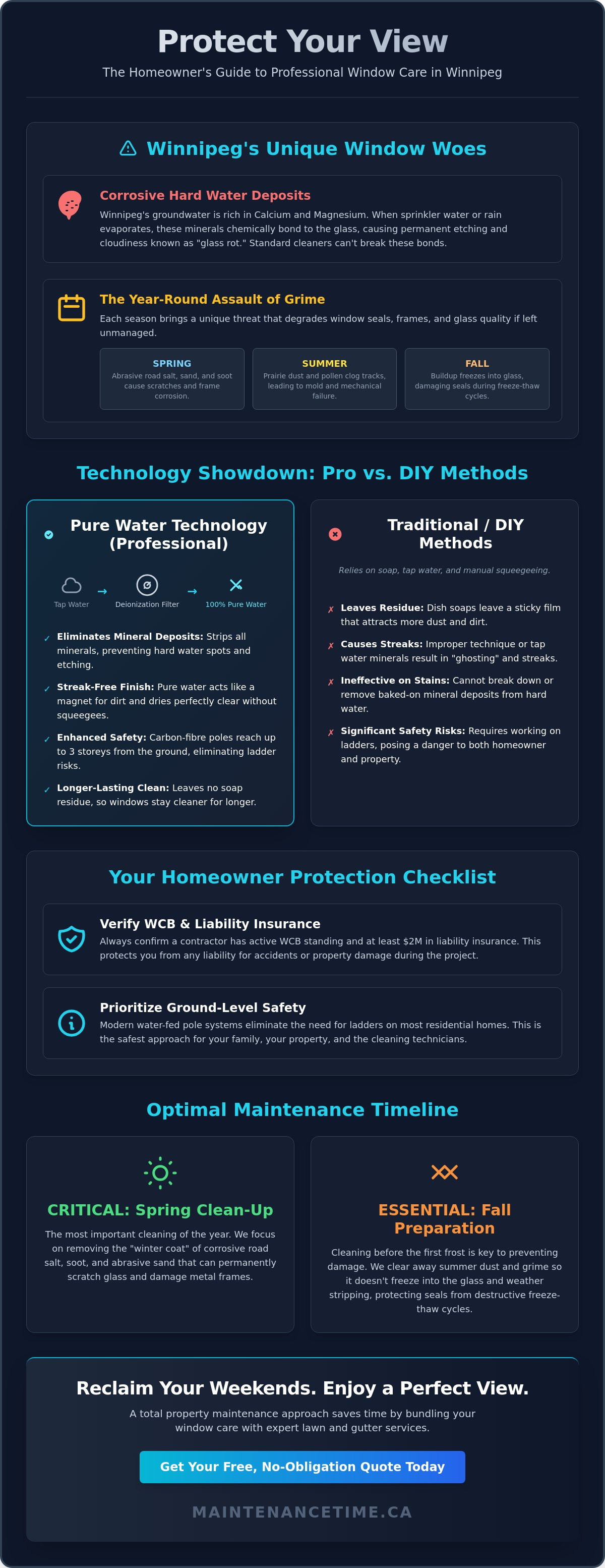 Residential window cleaning Winnipeg