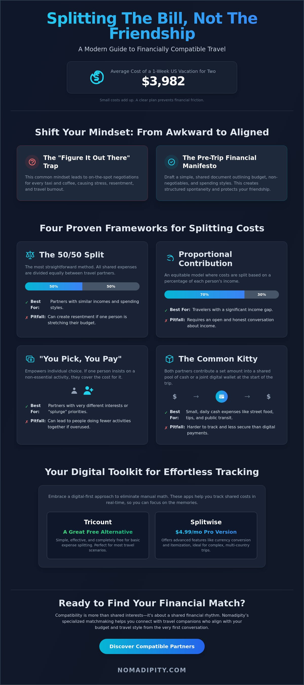 How to split expenses with a travel partner