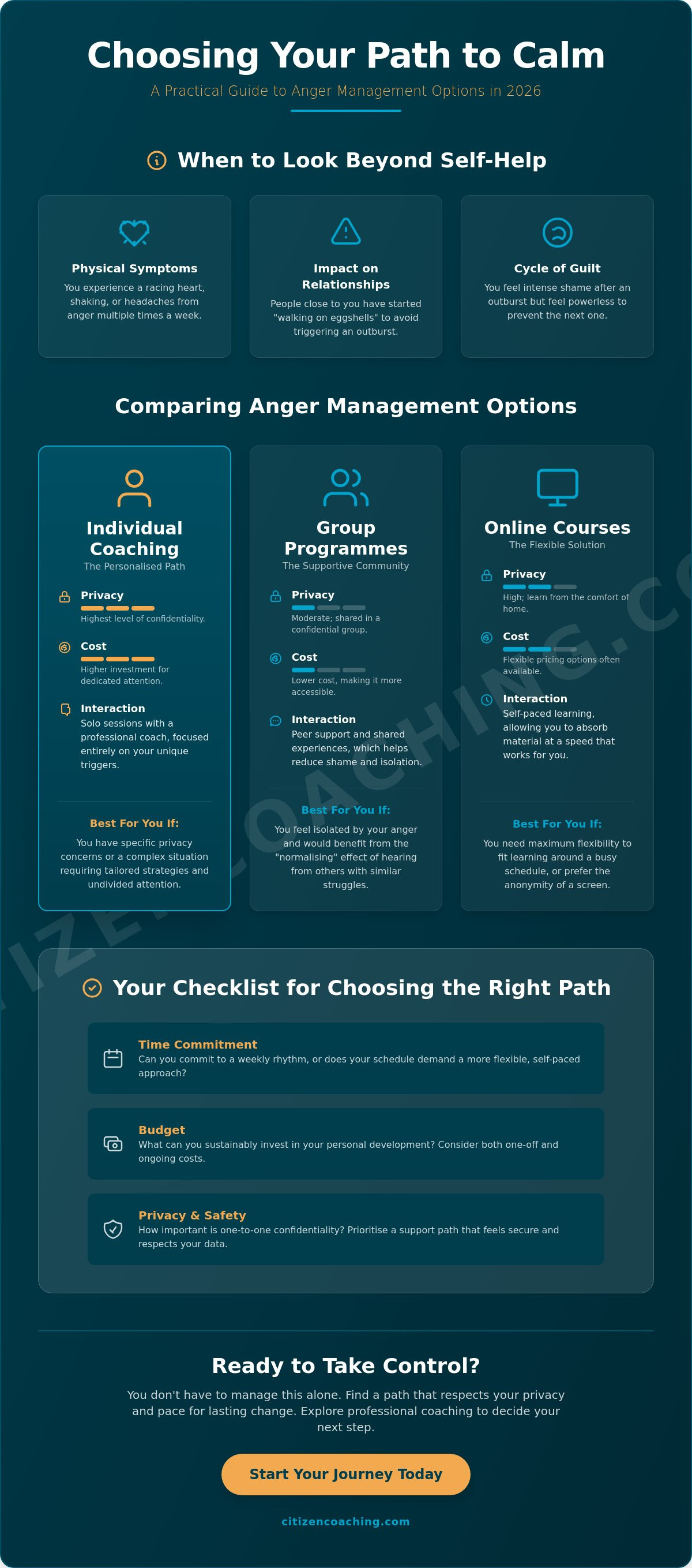 Anger management options