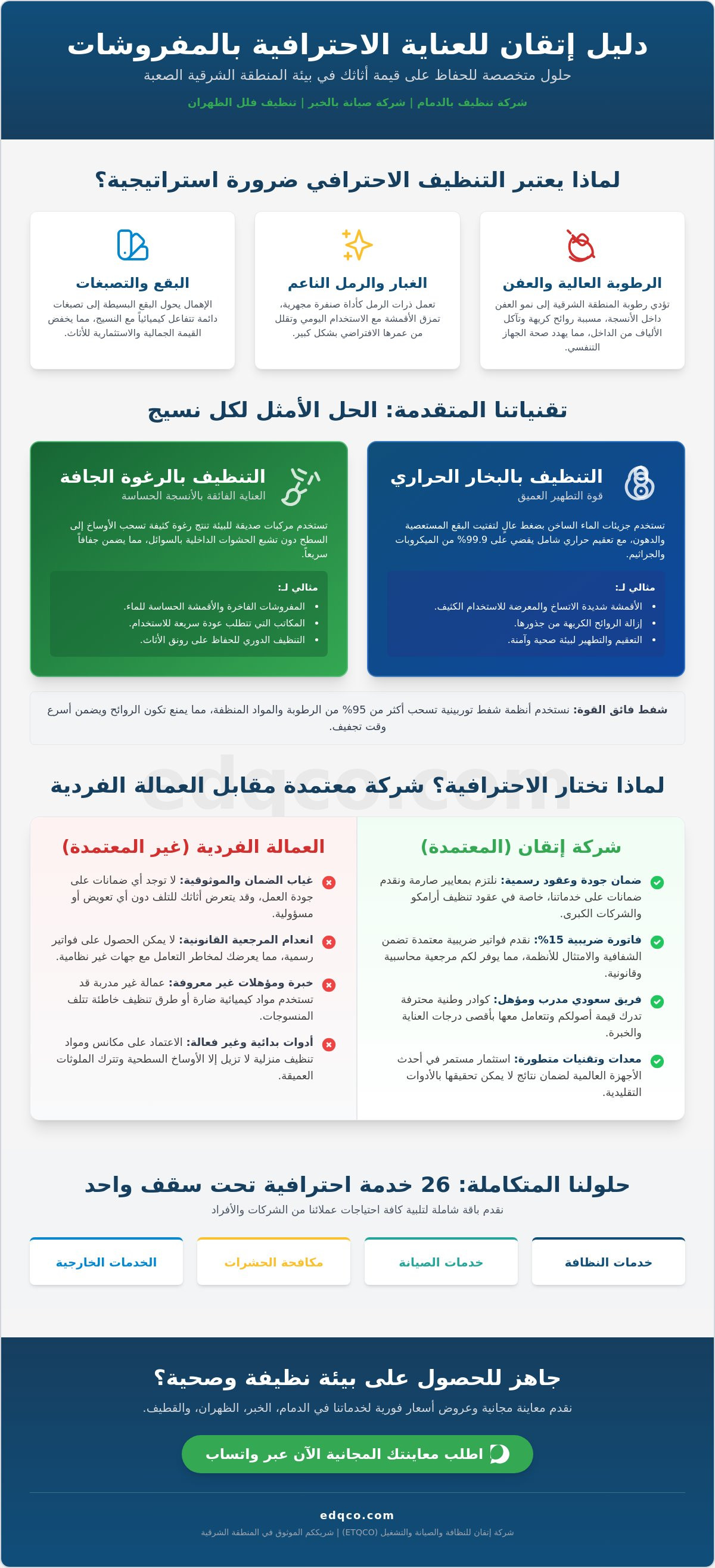تنظيف المفروشات