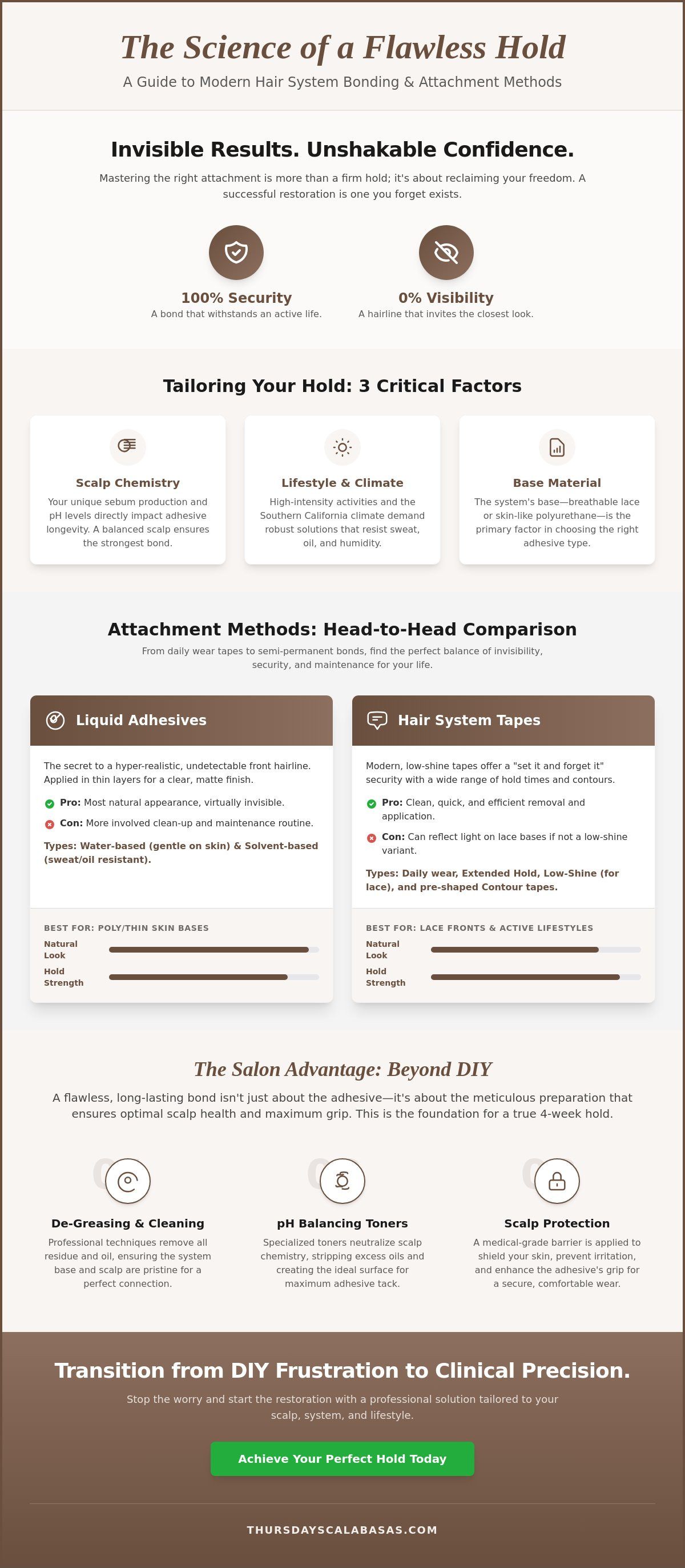 Hair system bonding and attachment methods