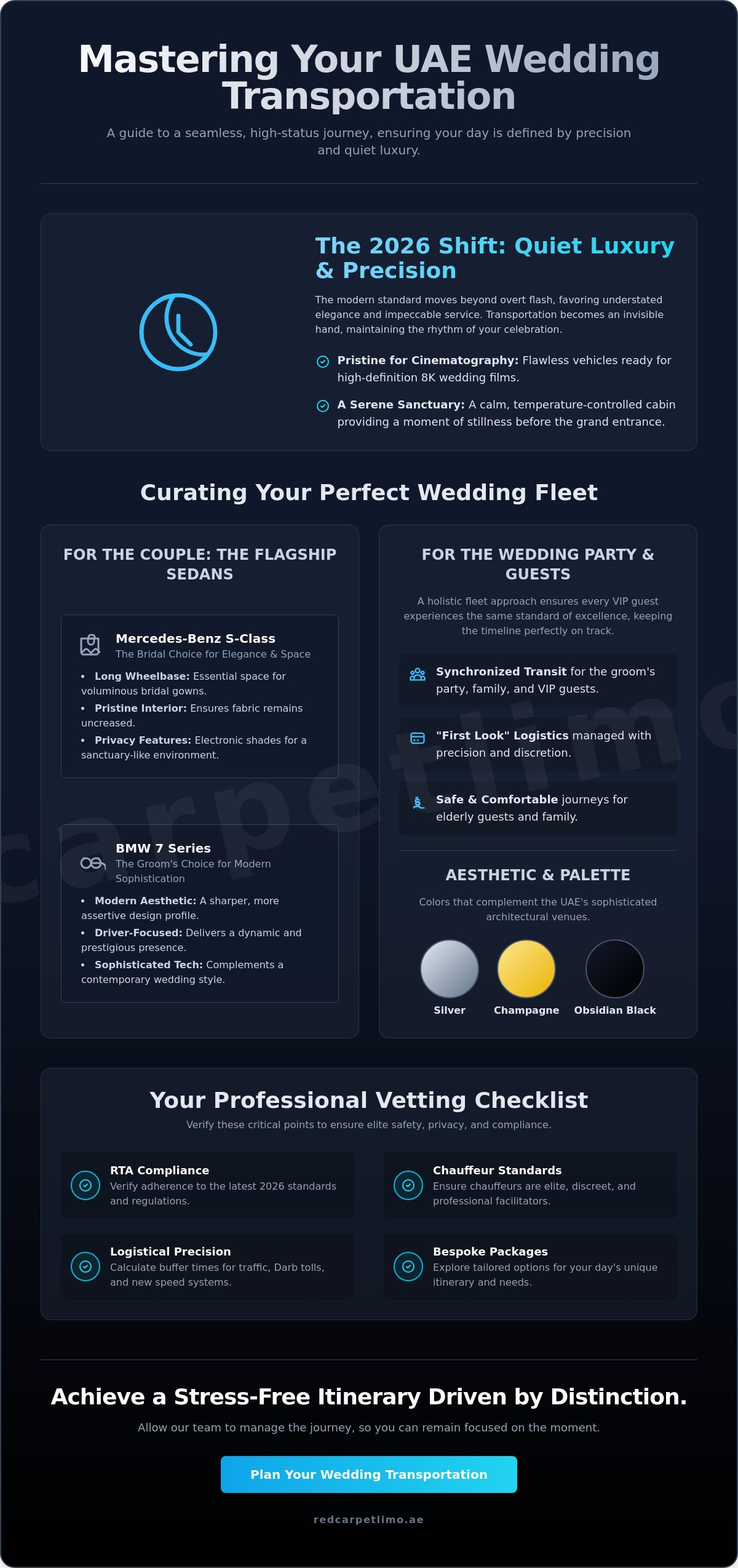 Luxury wedding transportation uae