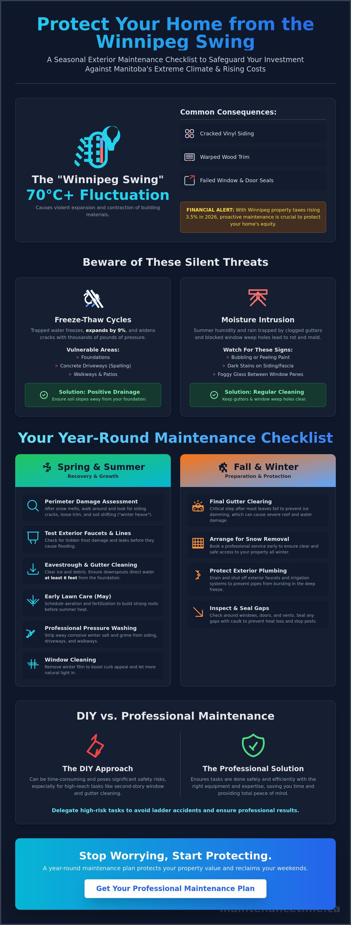 Winnipeg exterior home maintenance checklist