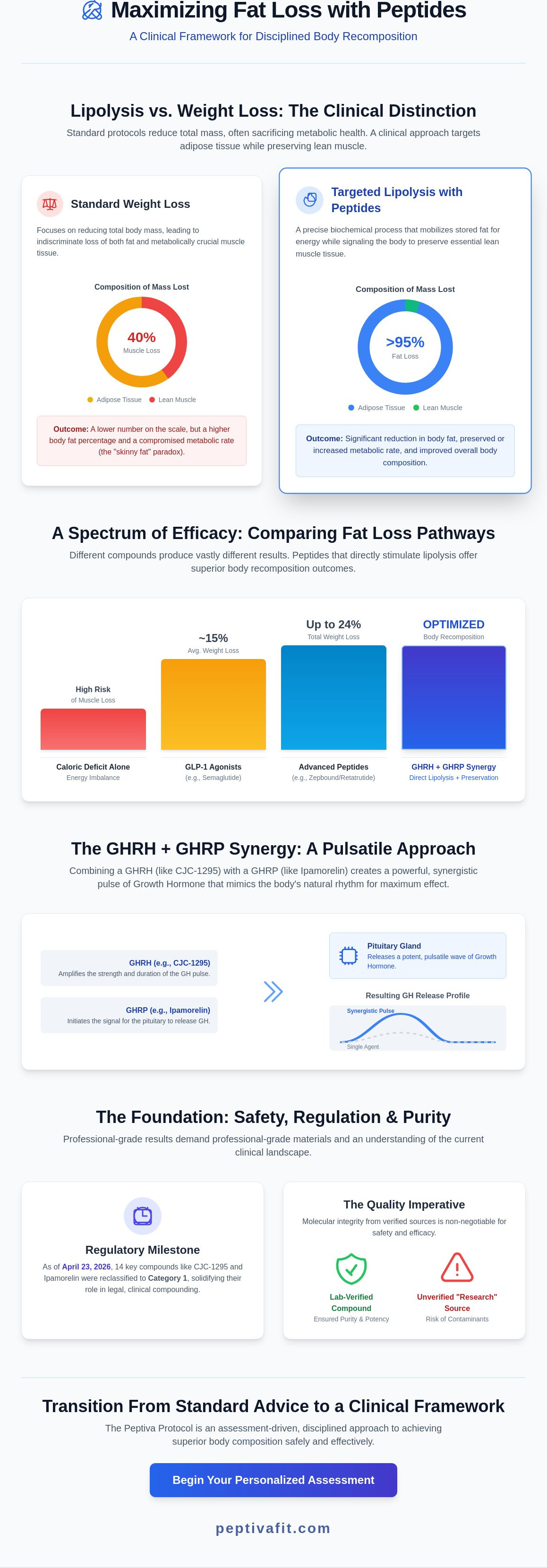 Maximizing fat loss with peptides