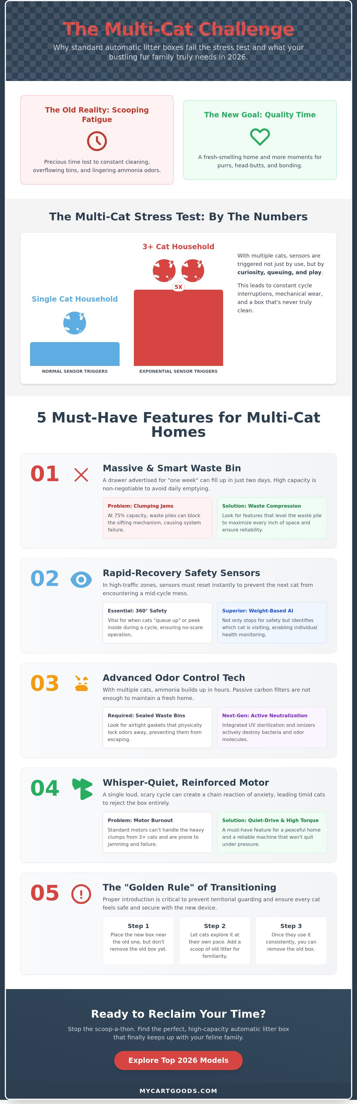 Best automatic litter box for multiple cats