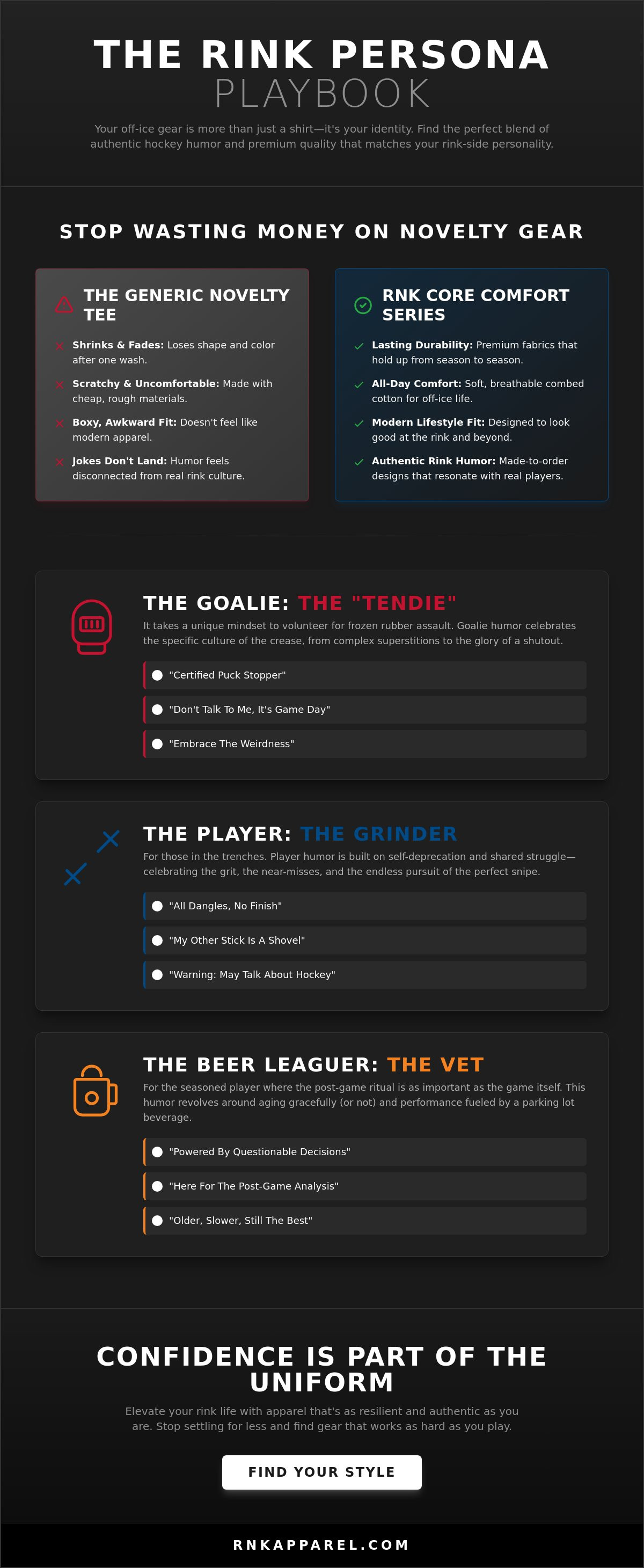 Funny hockey shirts