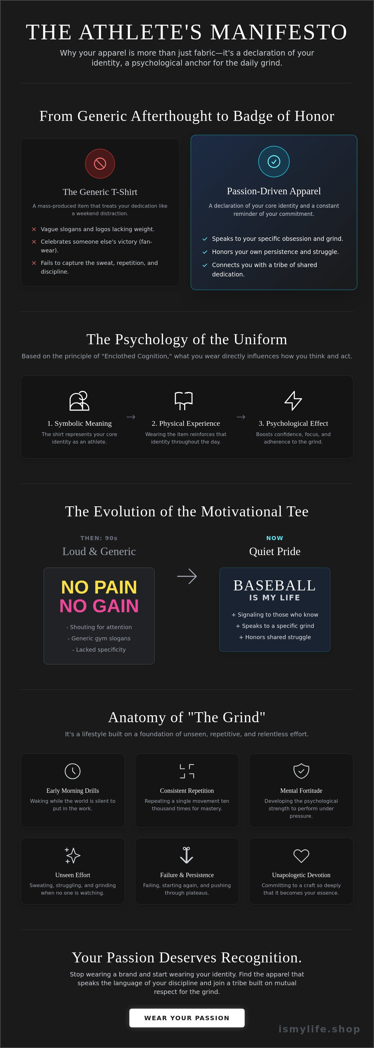 Passion-driven apparel