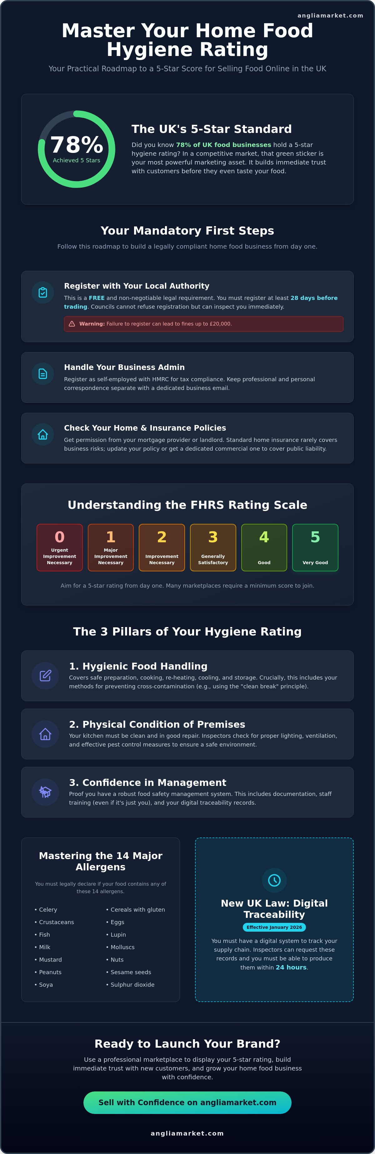 Selling food online from home uk hygiene ratings