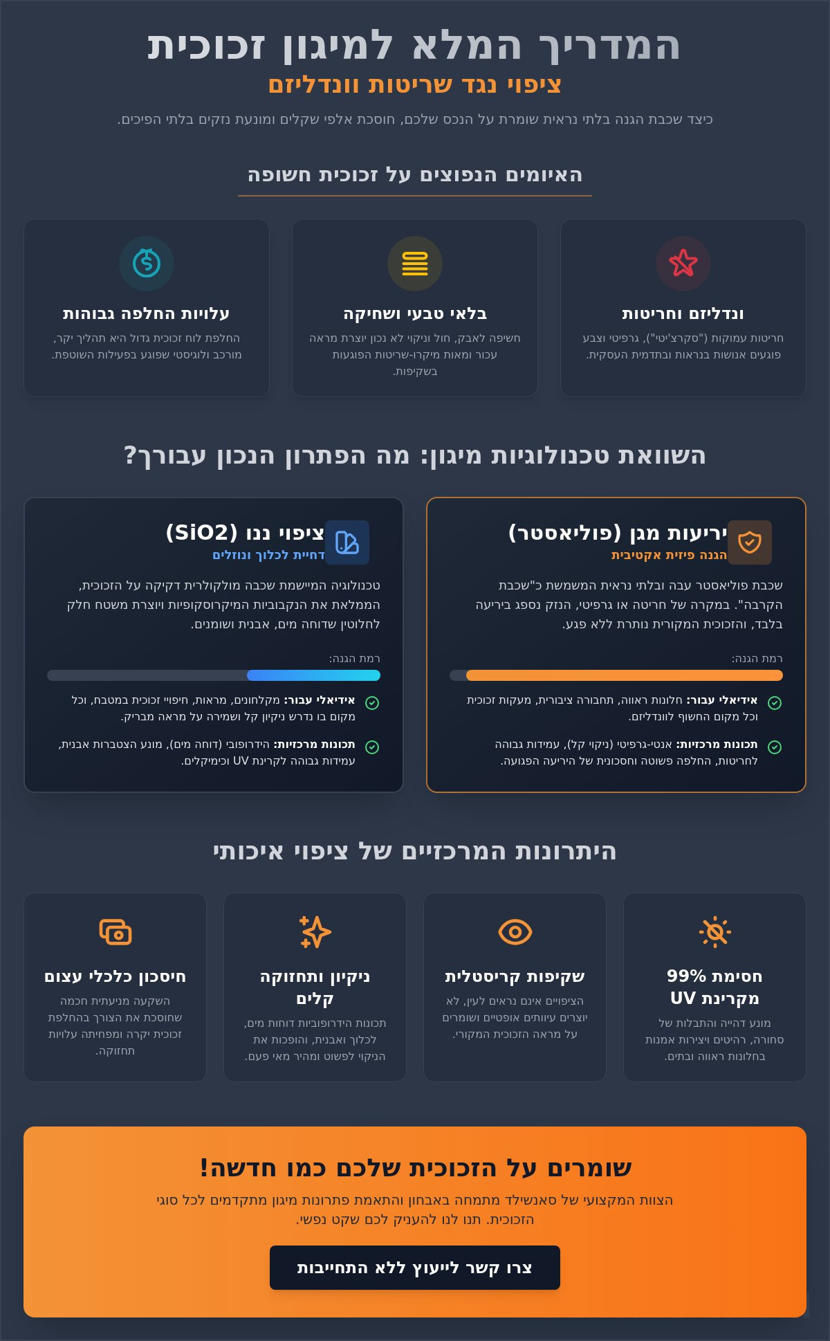 ציפוי נגד שריטות לזכוכית