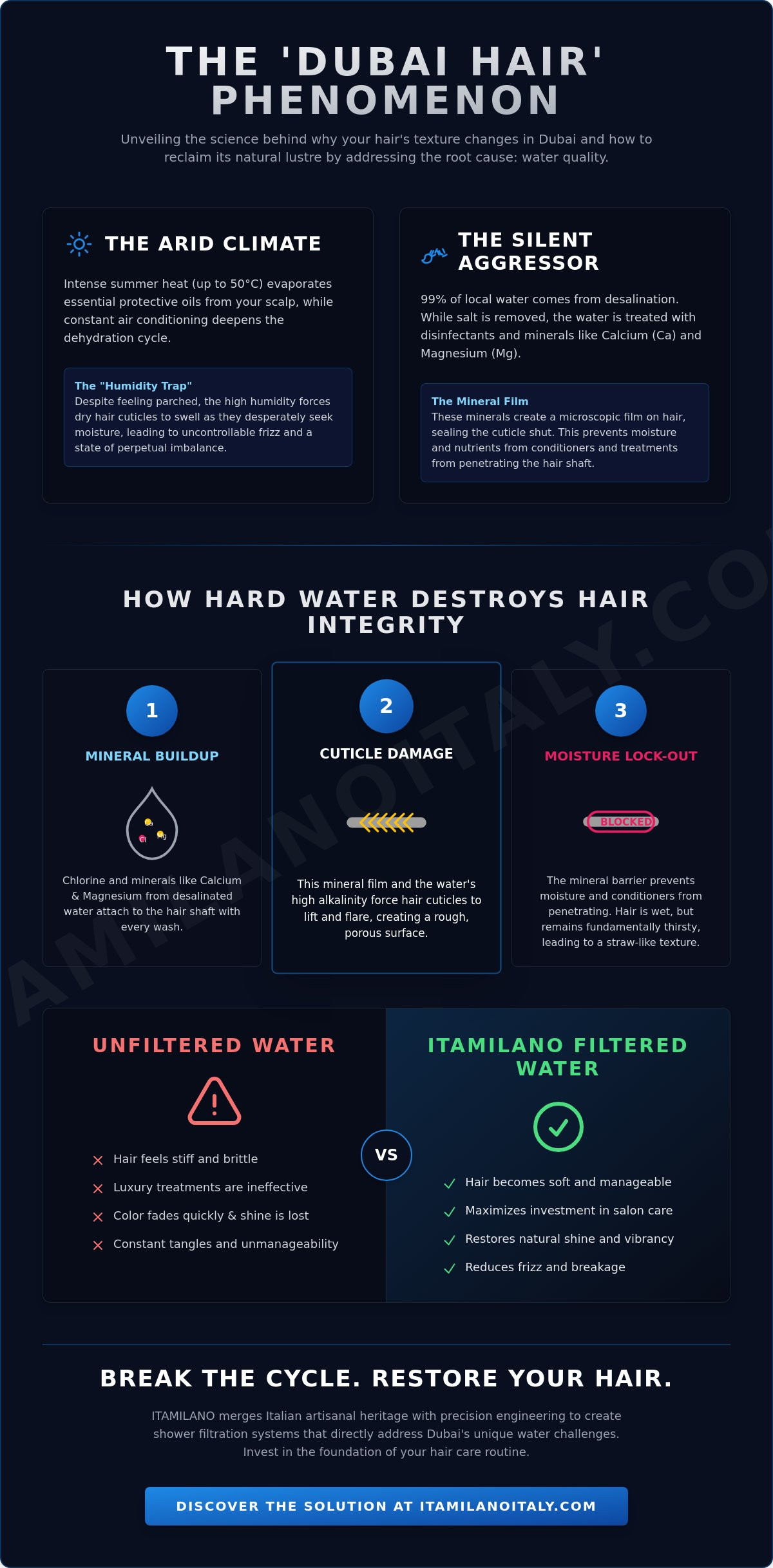 Solutions for dry frizzy hair in Dubai