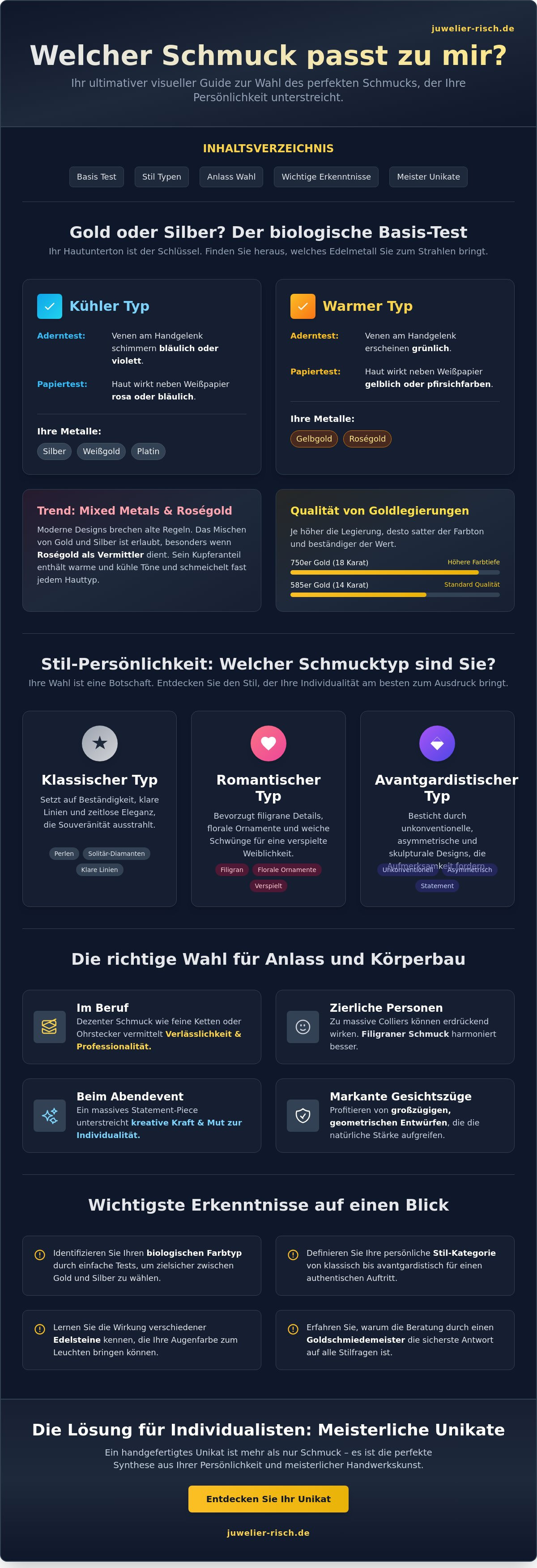 Welcher Schmuck passt zu mir Test