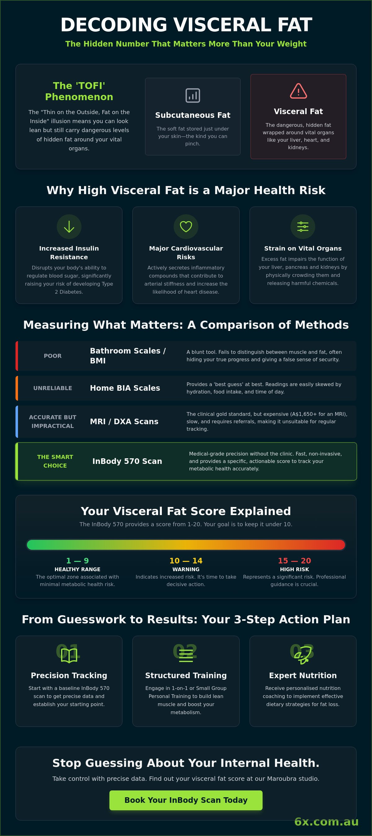 Visceral fat measurement