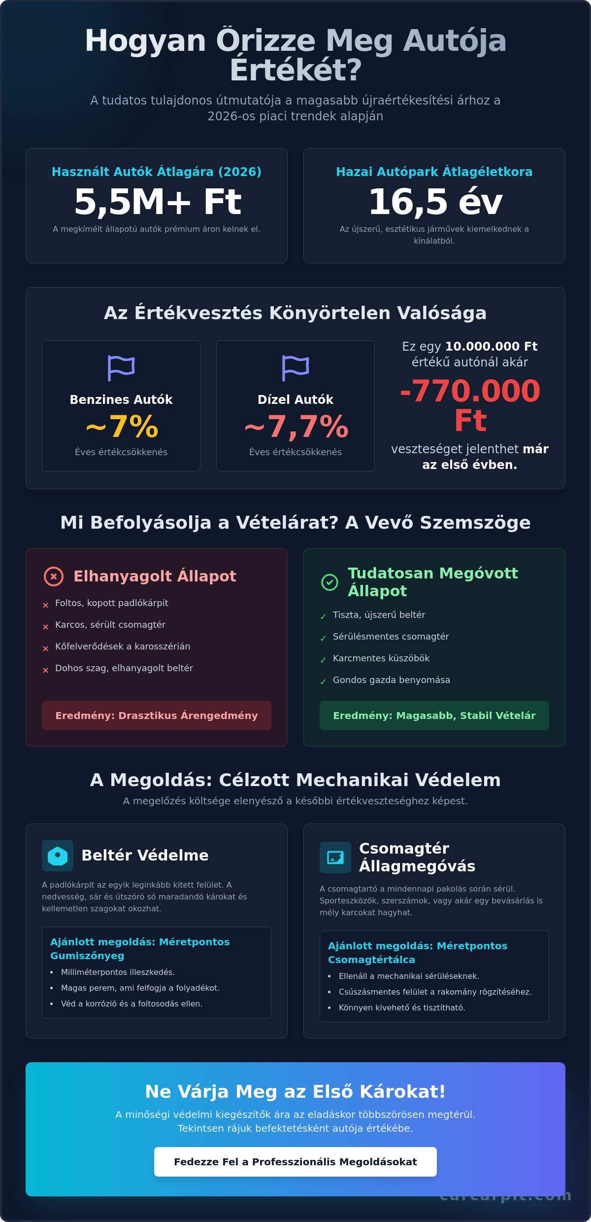 Autó értékének megőrzése