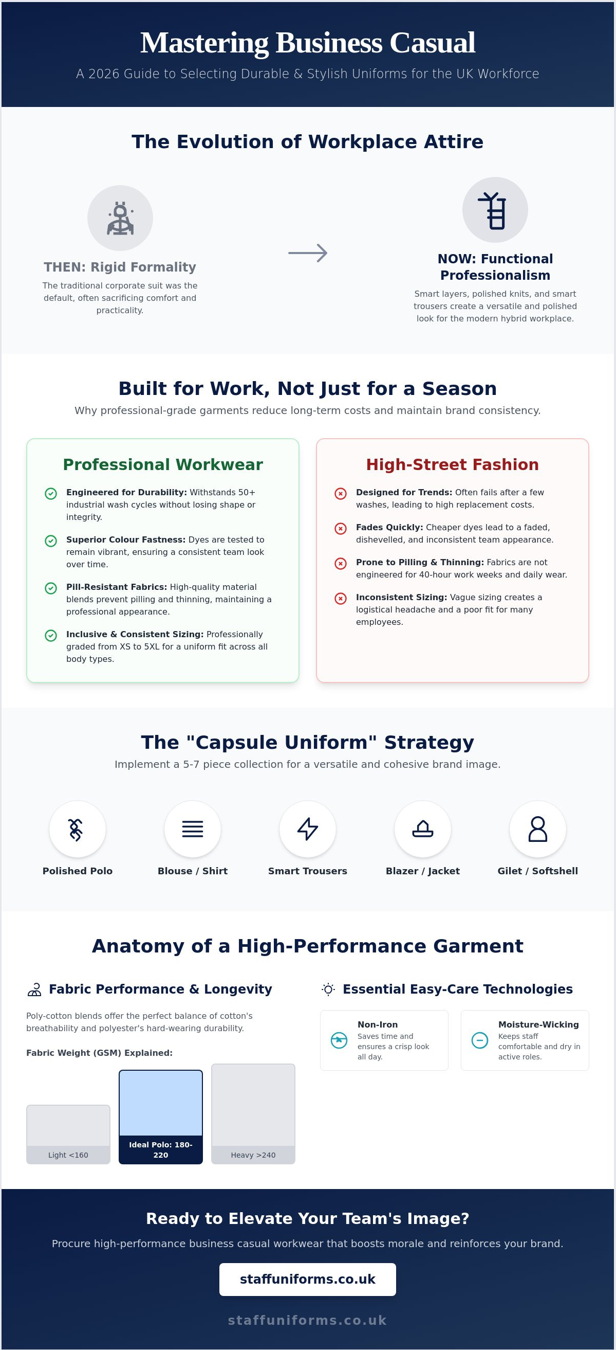 Business casual workwear uk