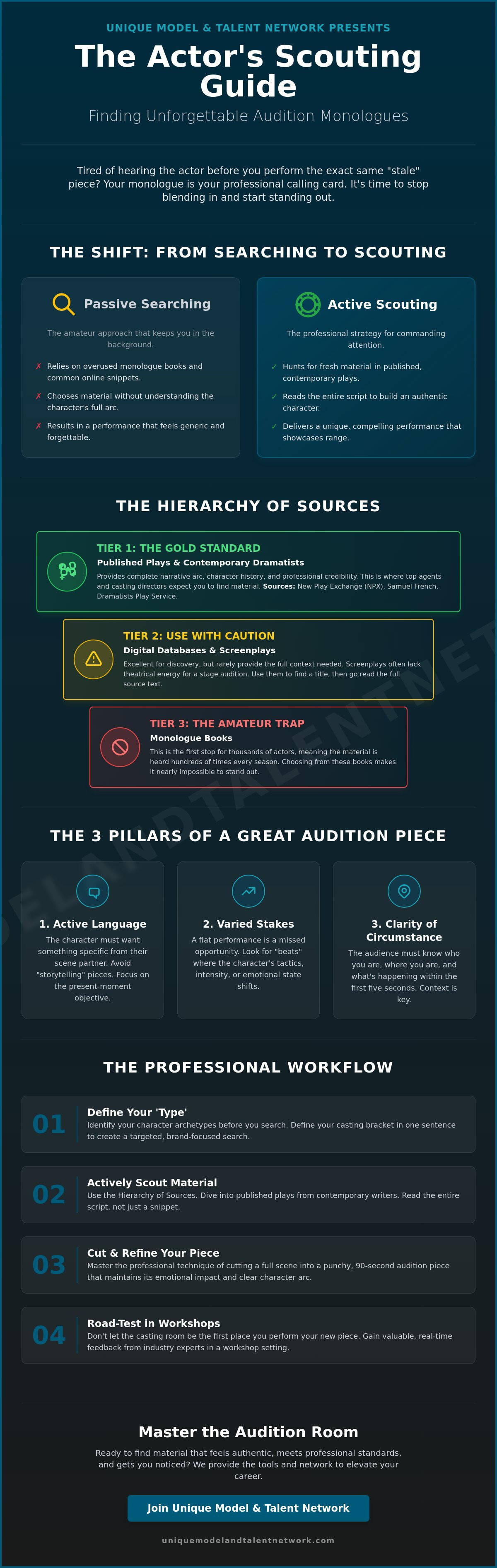 How to find monologues for auditions