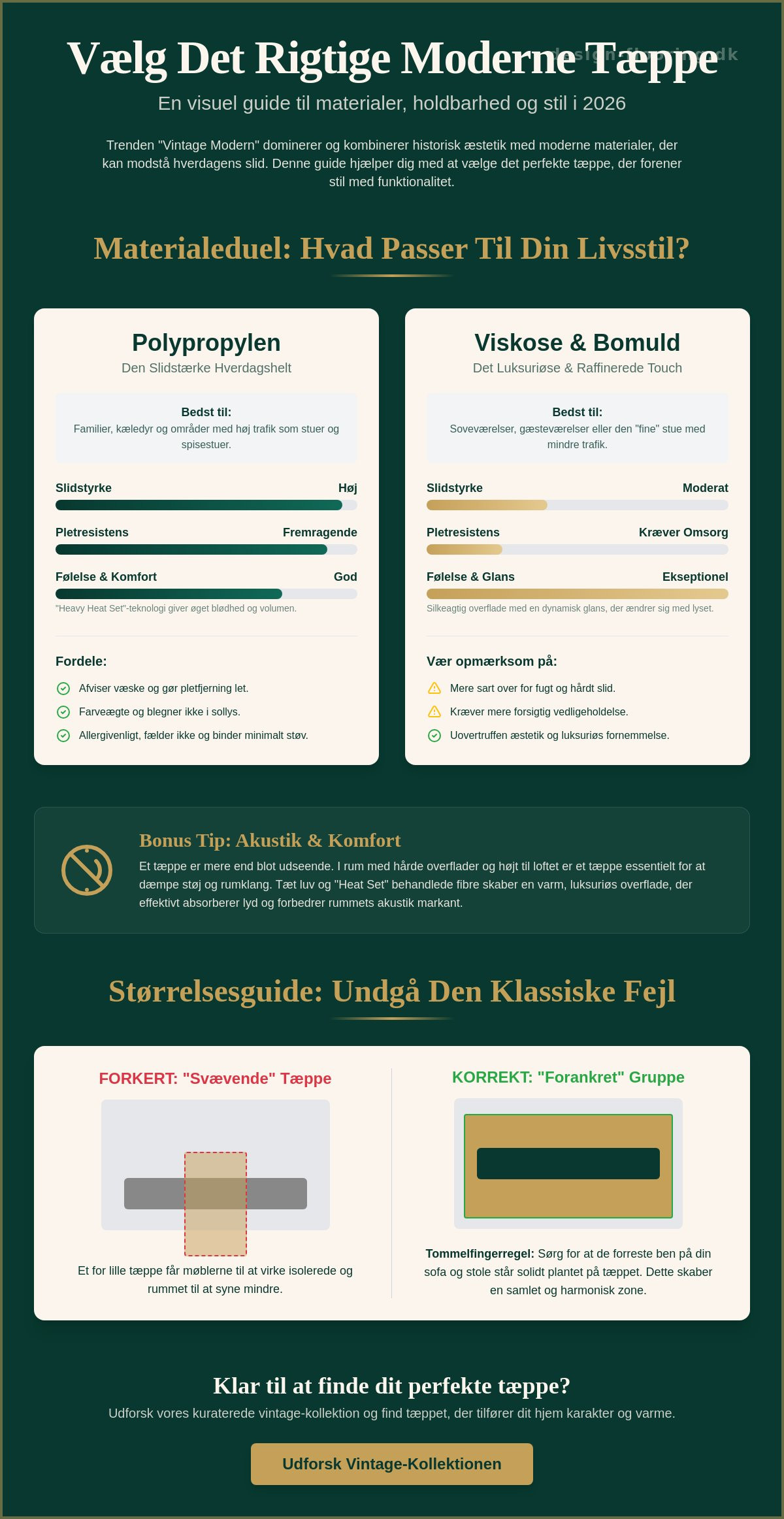 Moderne tæpper