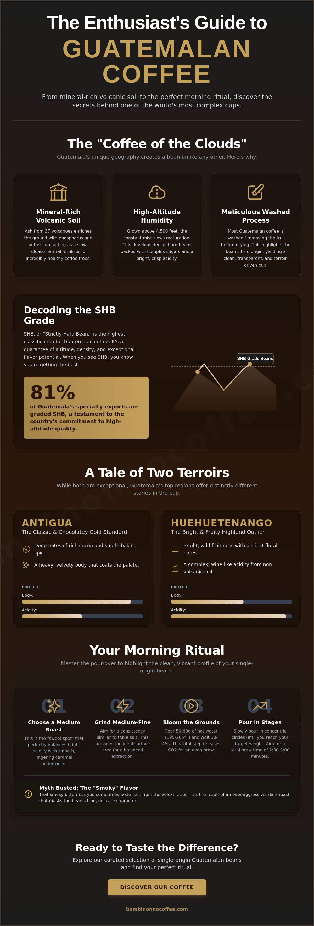 Guatemalan coffee beans