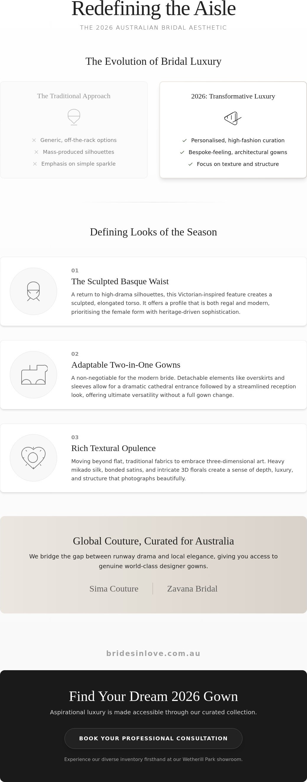 Bridal wear australia