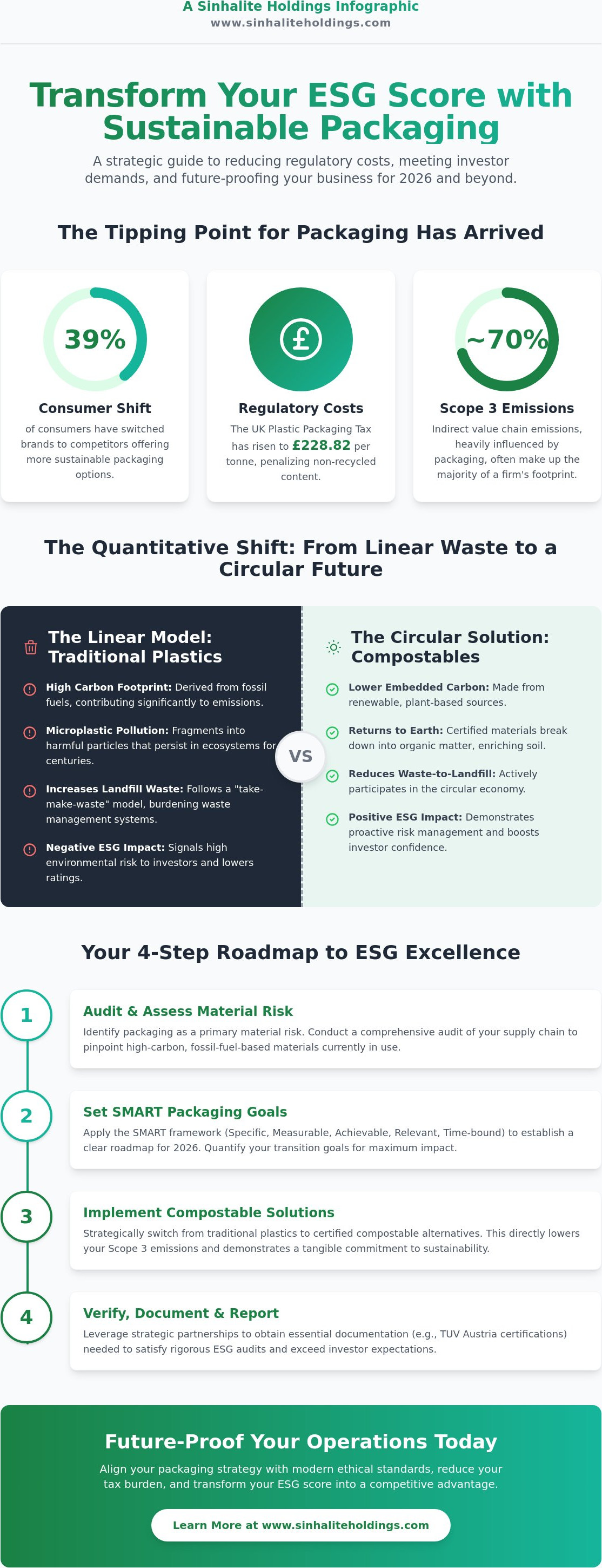 Improving ESG score with sustainable packaging