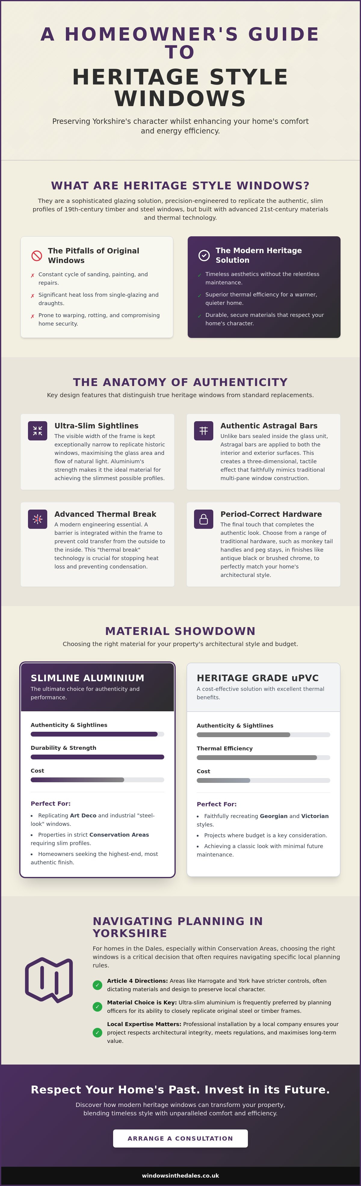 What are heritage style windows?
