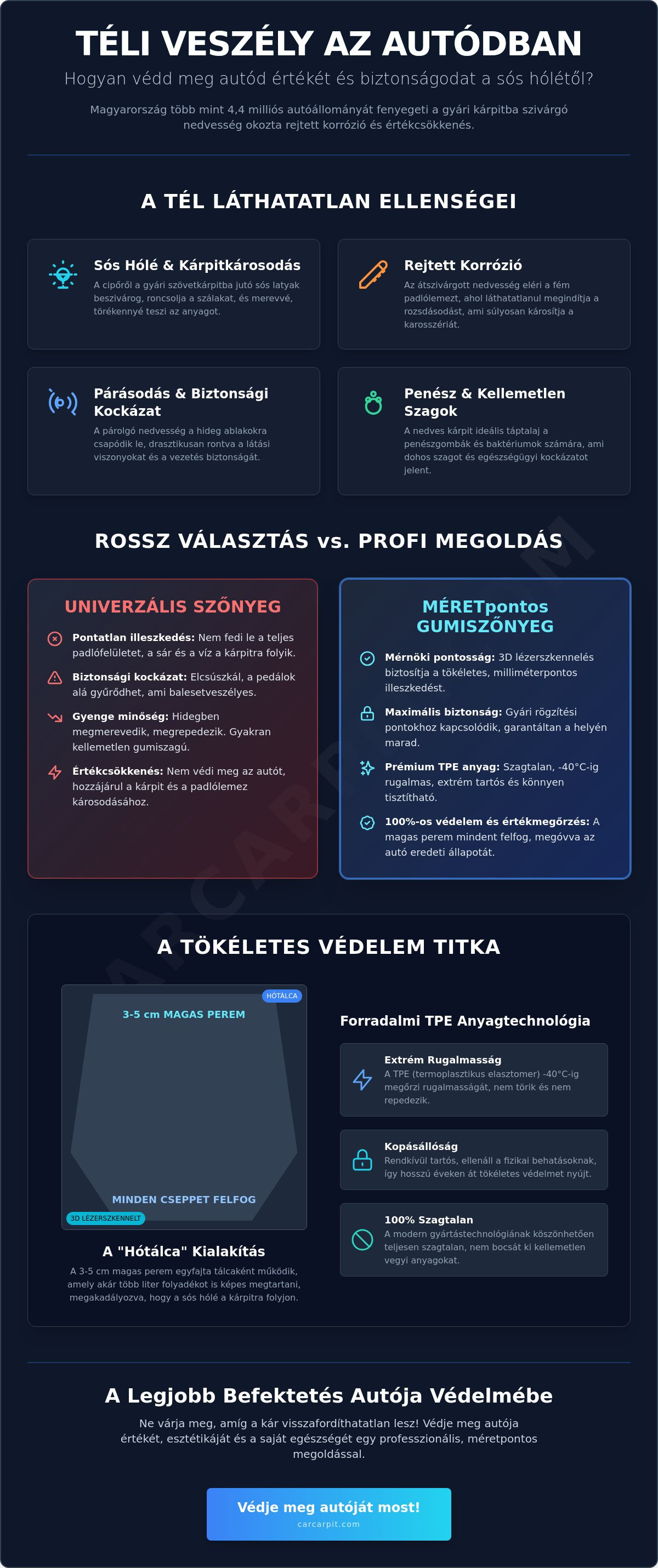 Autószőnyeg télre